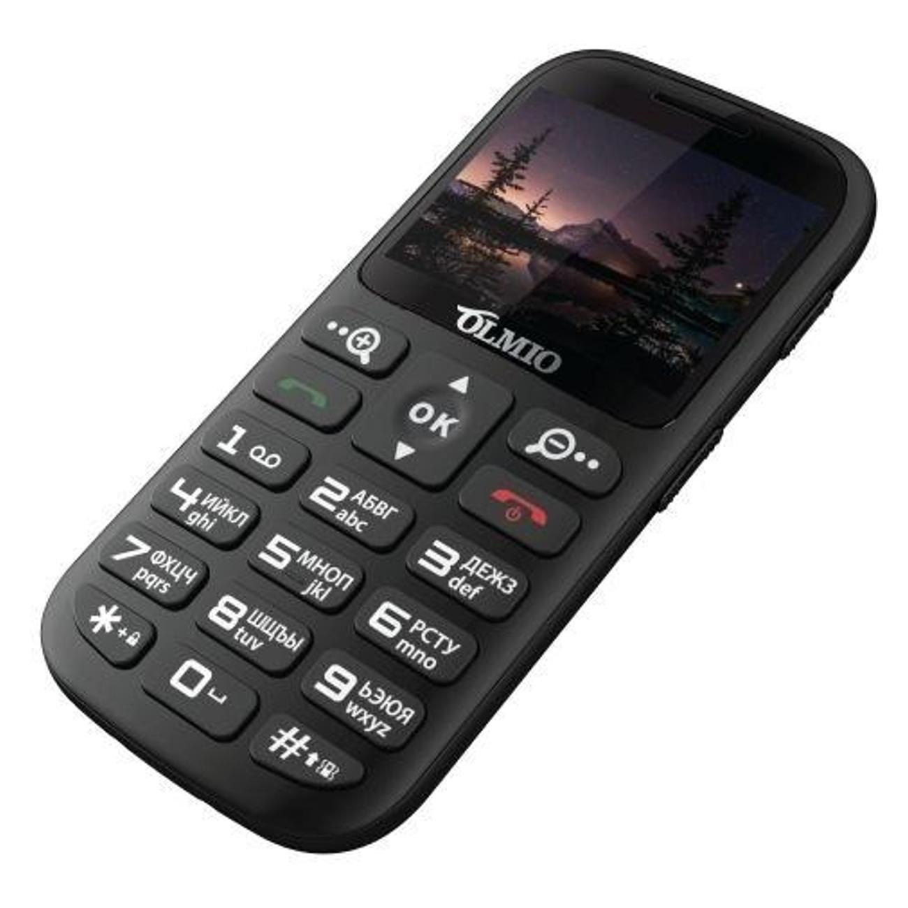 Мобильный телефон Olmio OLM-C37-BLACK