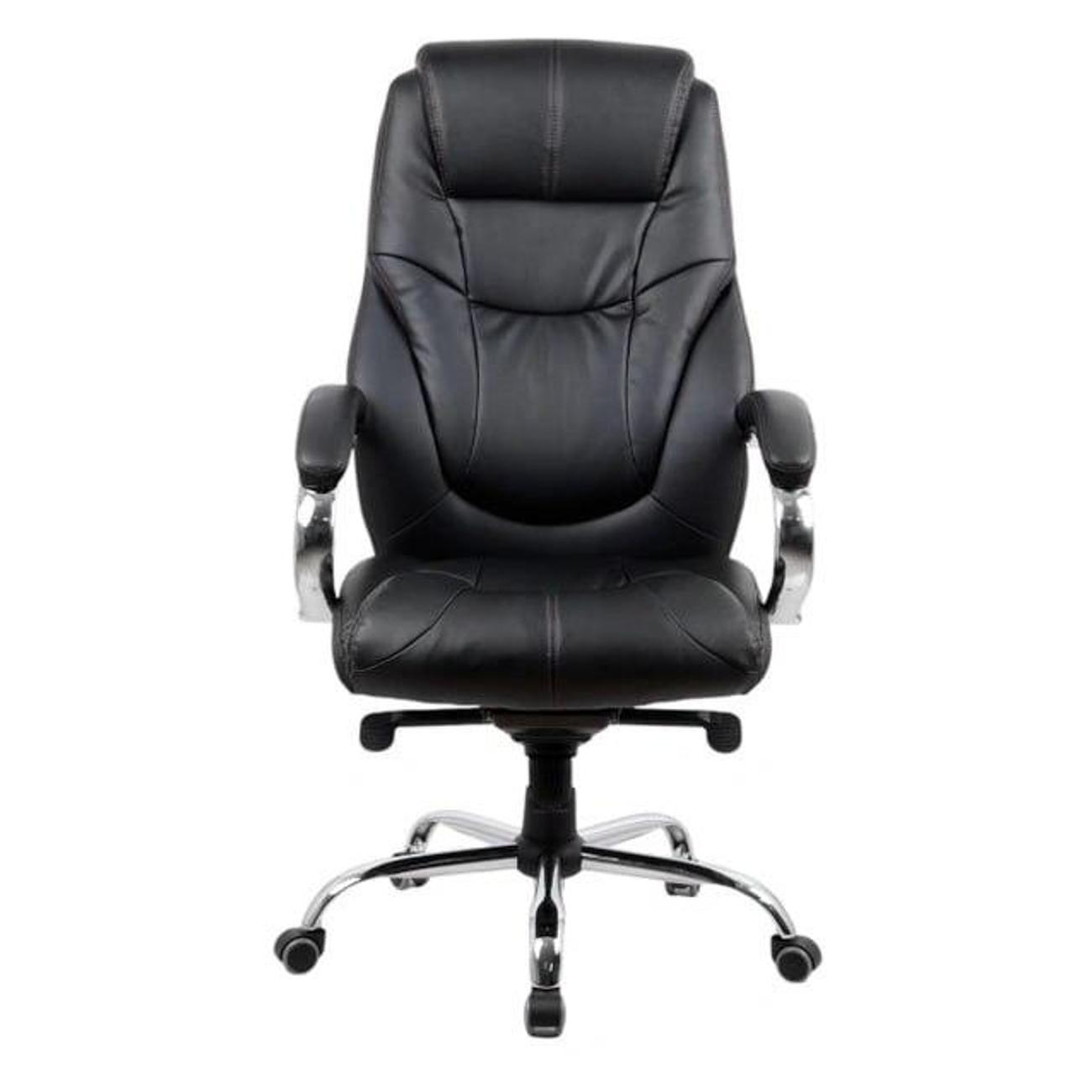 Кресло руководителя KingStyle SHL-9 Tonpo PU Chrome черный