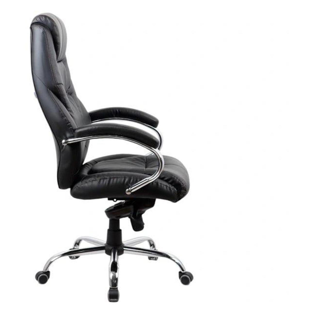 Кресло руководителя KingStyle SHL-9 Tonpo PU Chrome черный