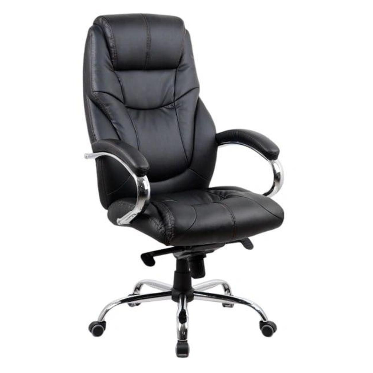 Кресло руководителя KingStyle SHL-9 Tonpo PU Chrome черный