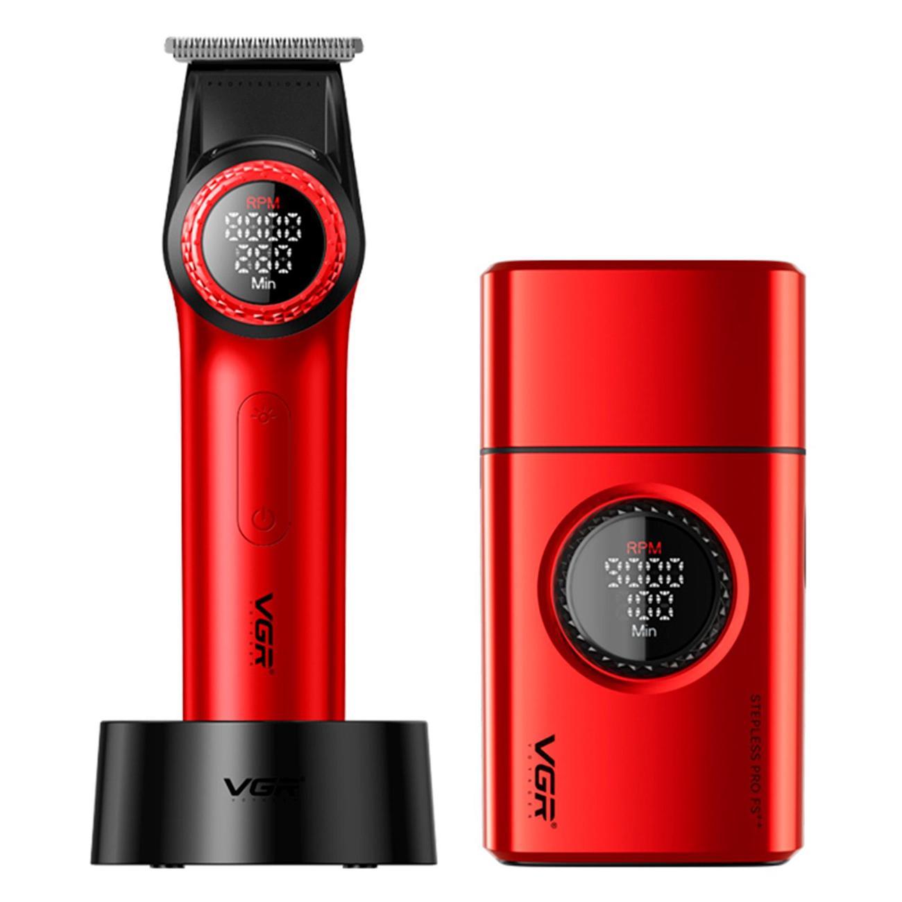 Триммер для стрижки VGR Professional 377-977 красный