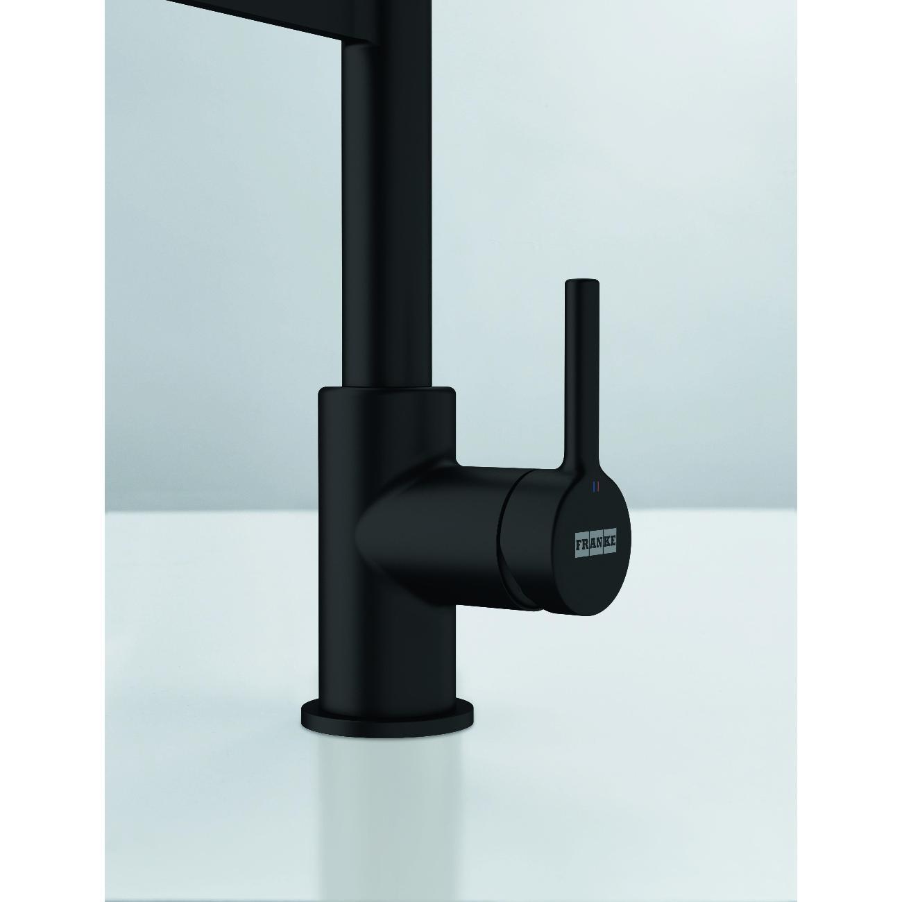 Смеситель Franke Lina Semi-pro черный матовый