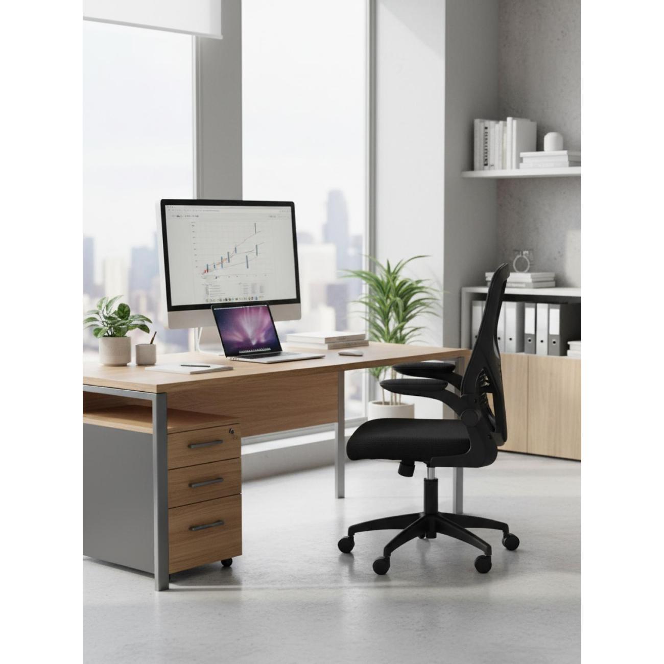 Стул-кресло офисный TopChairs OUE-2504 черный