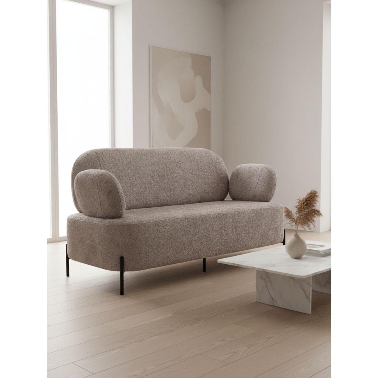 Диван Stool Group Кэнди ткань букле капучино