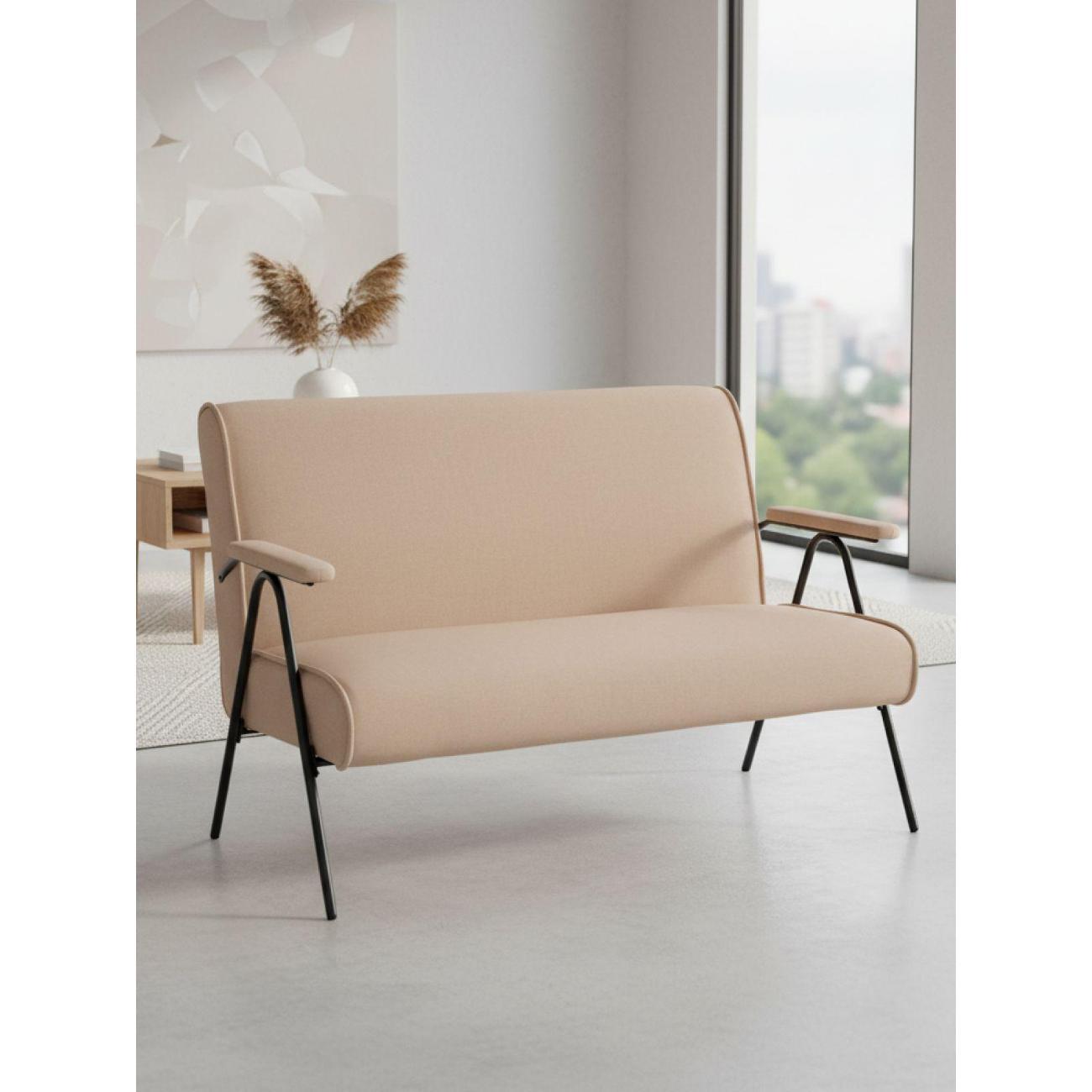 Диван Stool Group Эндино рогожка бежевый