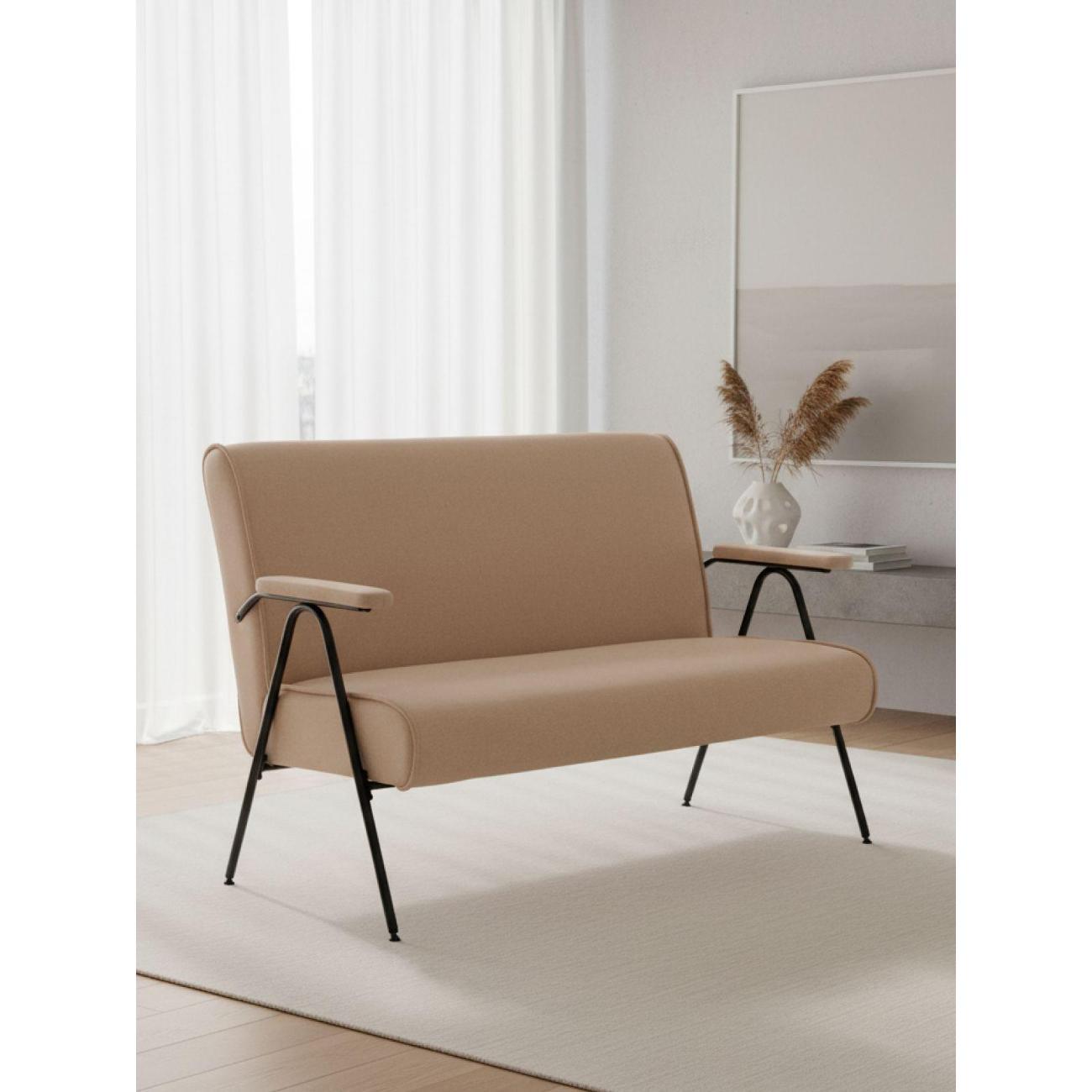 Диван Stool Group Эндино рогожка бежевый