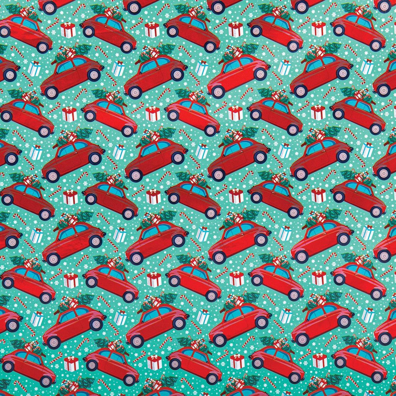 Бумага подарочная Золотая сказка НАБОР НГ 0,7х1м HoHo XMAS 3шт