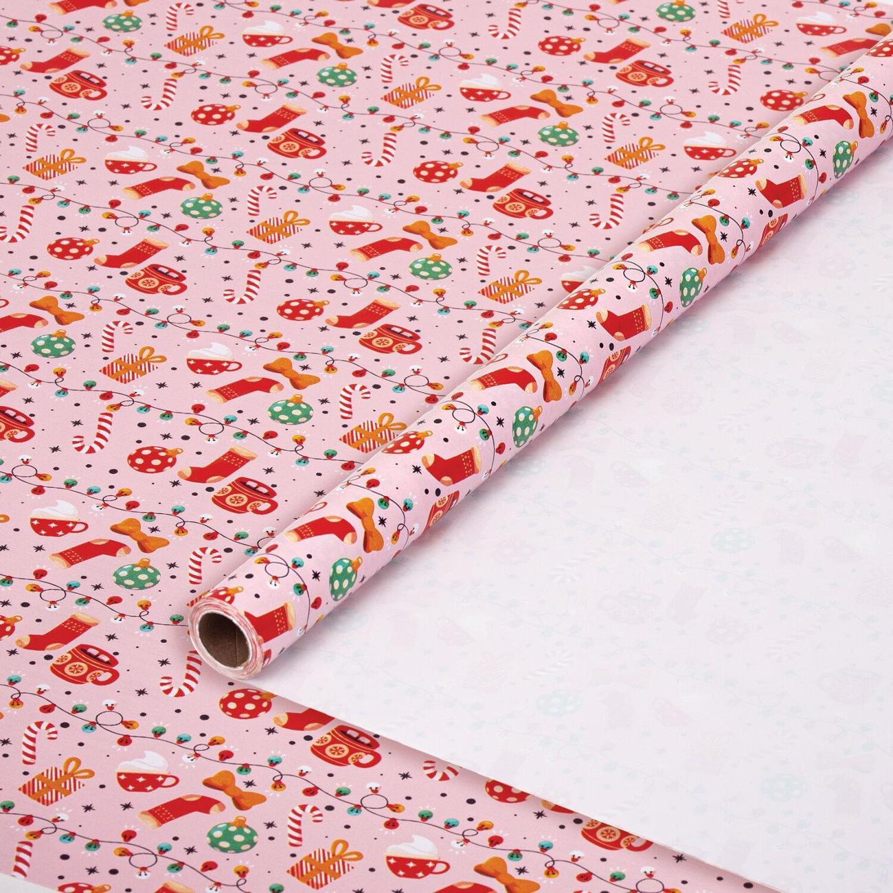 Бумага подарочная Золотая сказка BIG SIZE НГ 0,7х10м Cosy XMAS