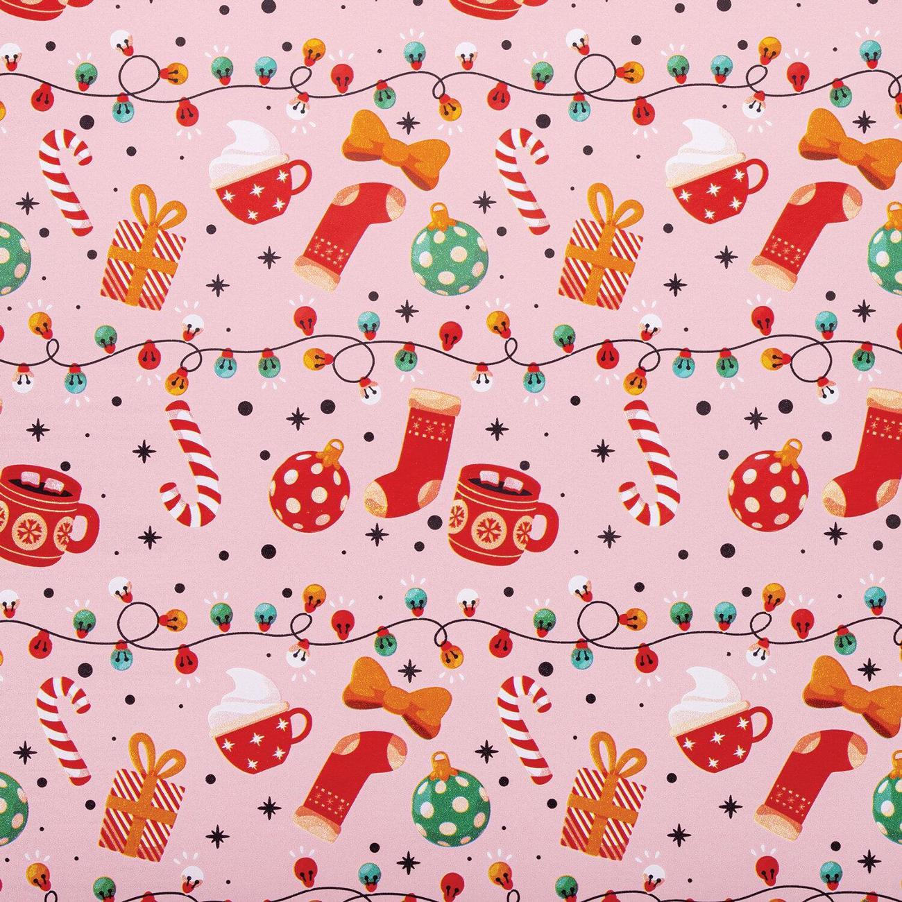 Бумага подарочная Золотая сказка BIG SIZE НГ 0,7х10м Cosy XMAS