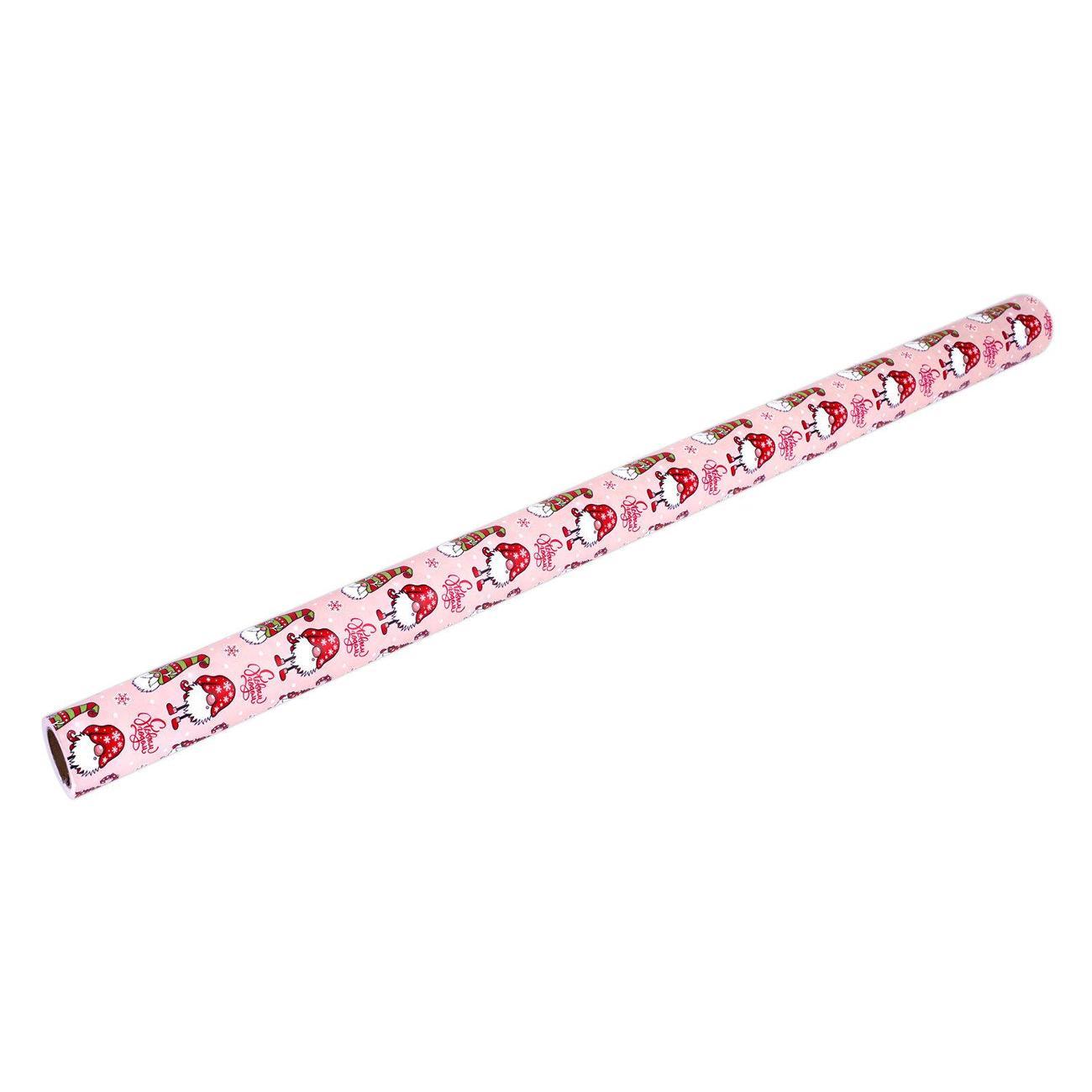 Бумага подарочная Золотая сказка НГ 0,7х10м Гномики