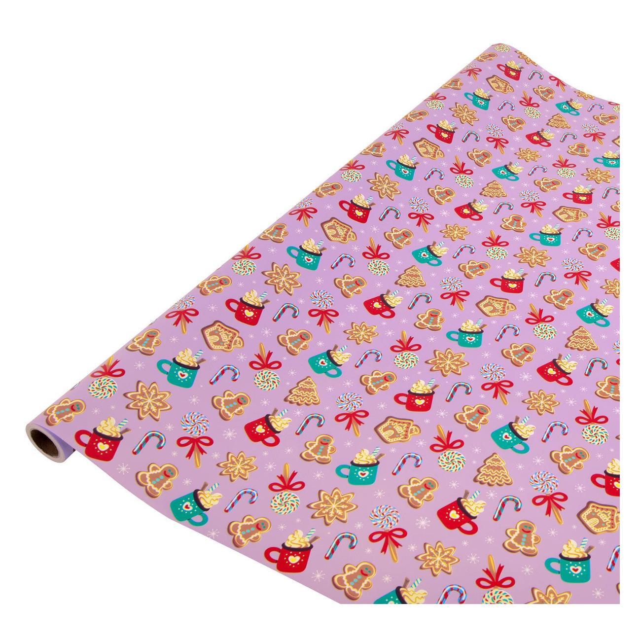 Бумага подарочная Золотая сказка НГ 0,7х10м Сладости