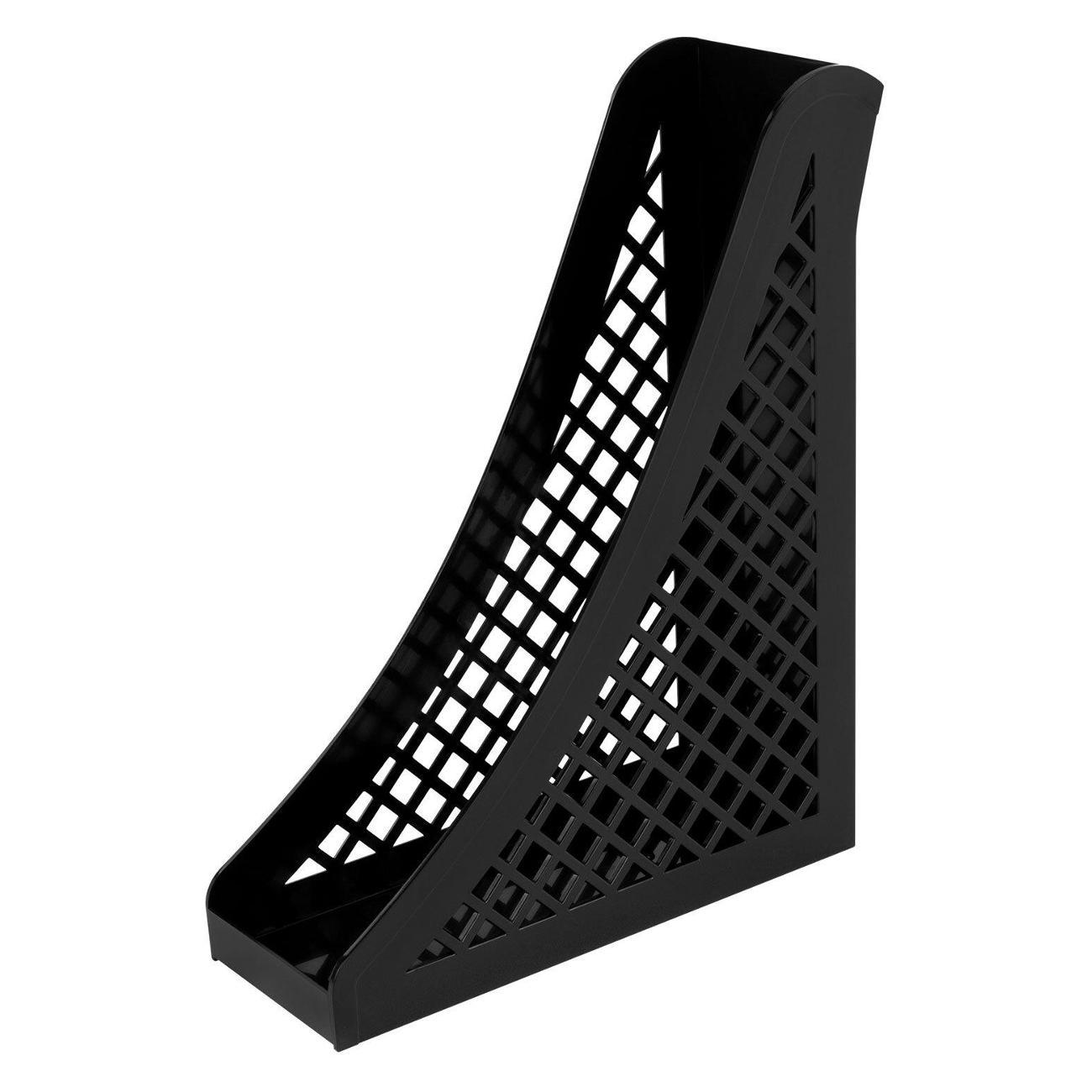 Лоток канцелярский Brauberg 240х80х290 мм, черный, 239014