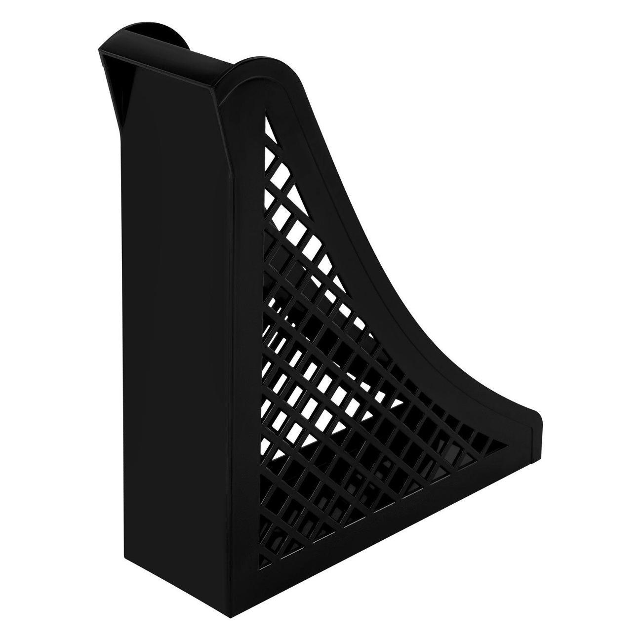 Лоток канцелярский Brauberg 240х80х290 мм, черный, 239014