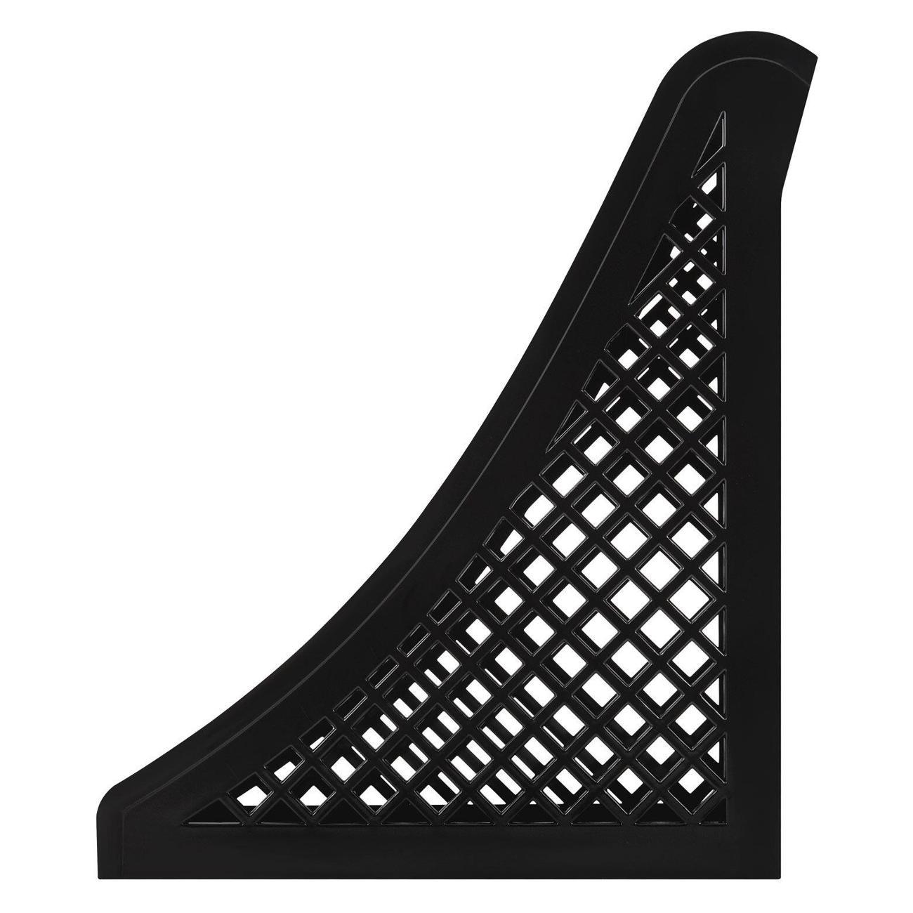 Лоток канцелярский Brauberg 240х80х290 мм, черный, 239014