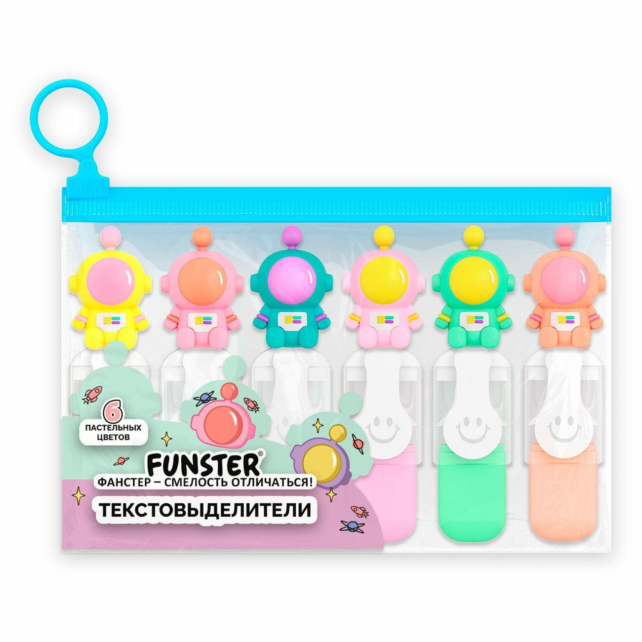 Текстовыделитель Brauberg Funster Космо Пастель 6 Цветов