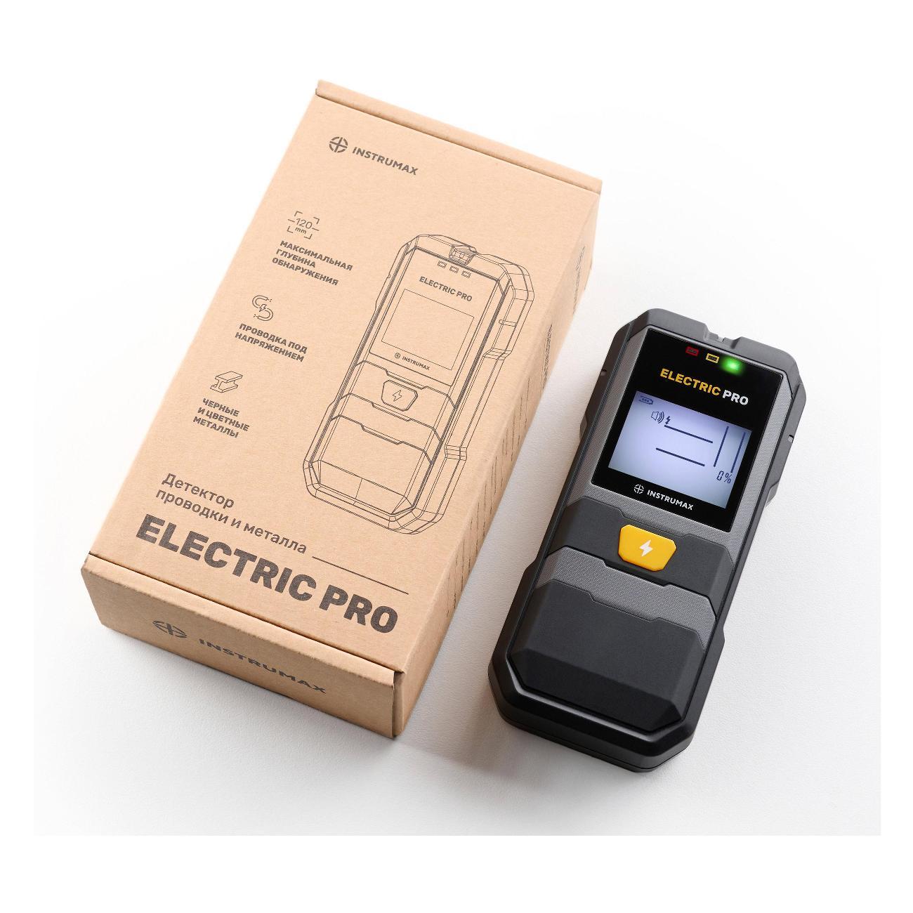 Детектор проводки/металла Instrumax ELECTRIC PRO