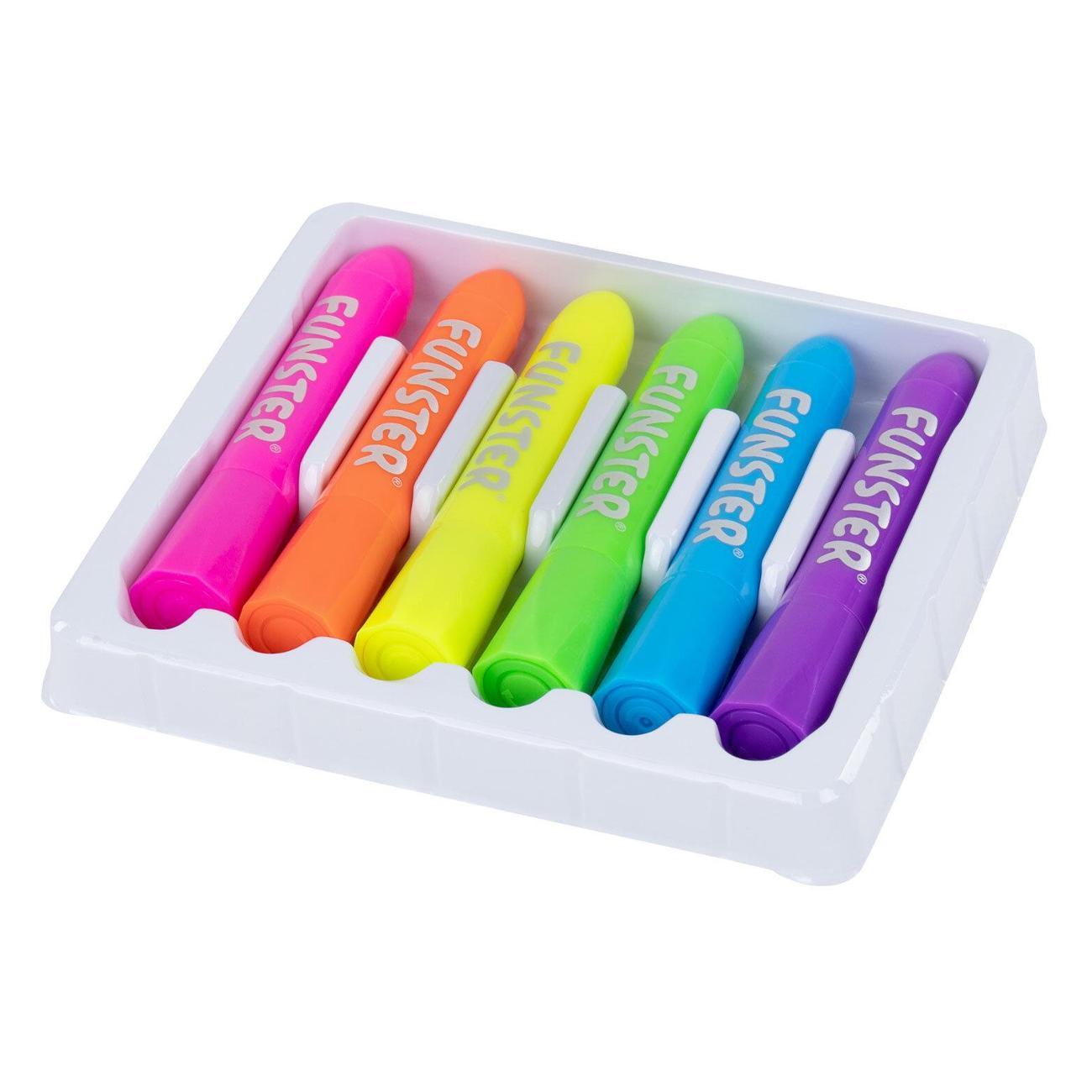 Грим FUNSTER 6 НЕОНОВЫХ цветов легко смываются, 192573