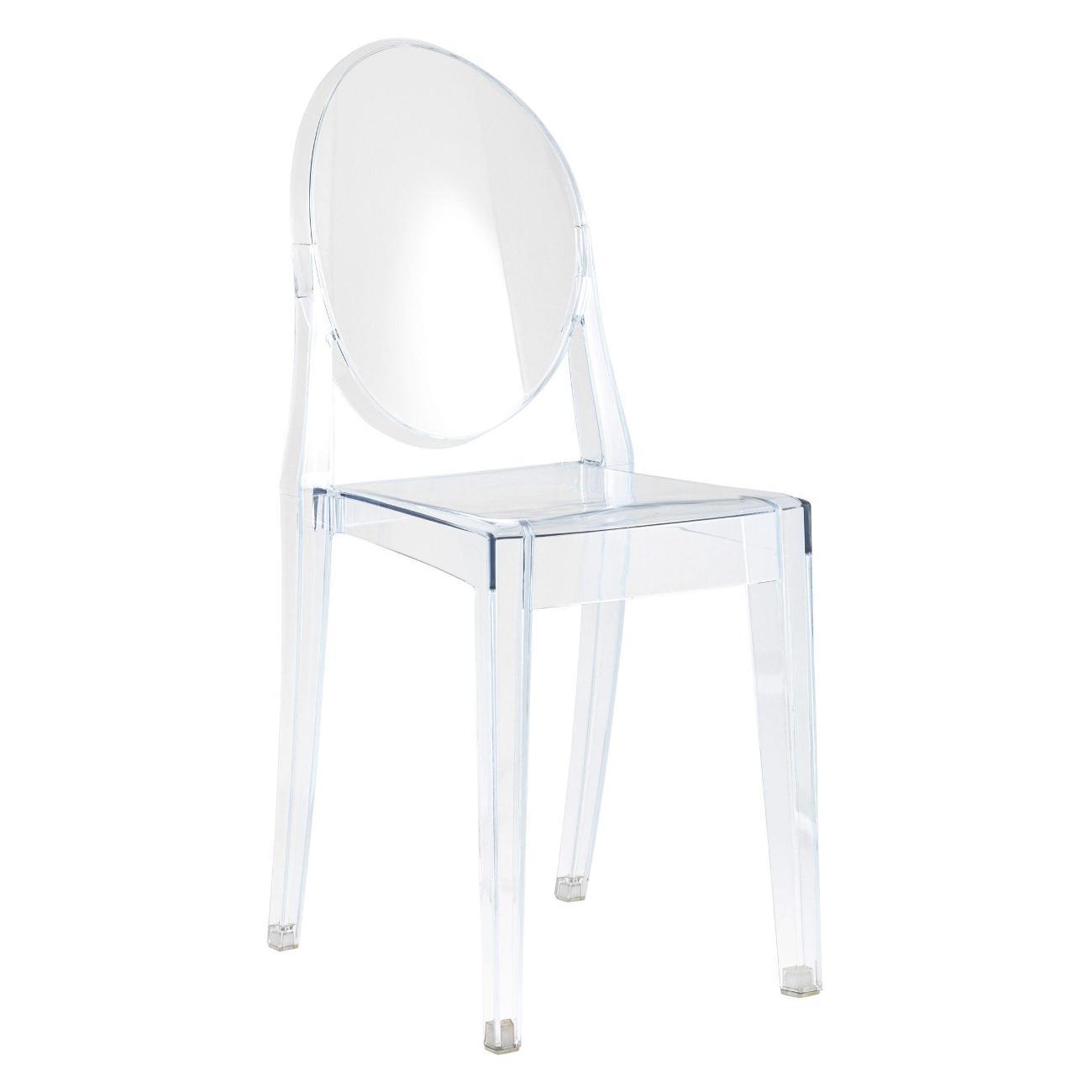 Стул Stool Group для кухни обеденный Victoria Ghost New, пластик,
