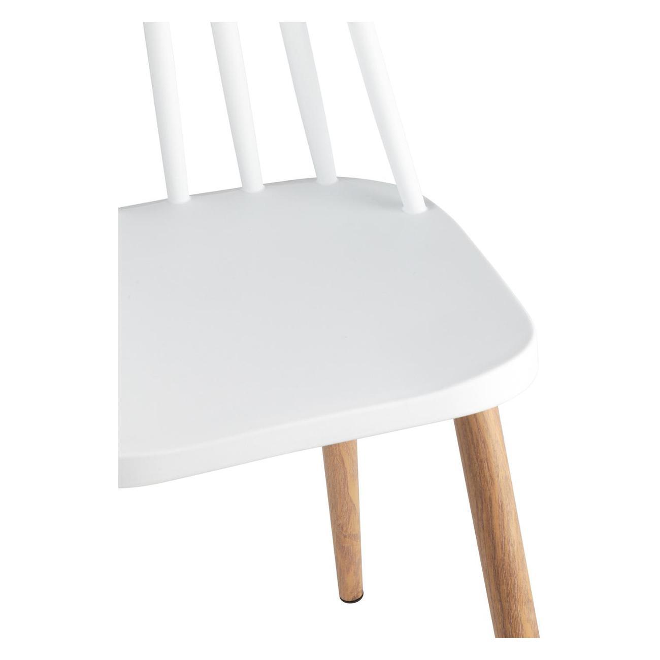 Стул Stool Group для кухни обеденный Морган, пластиковый, белый