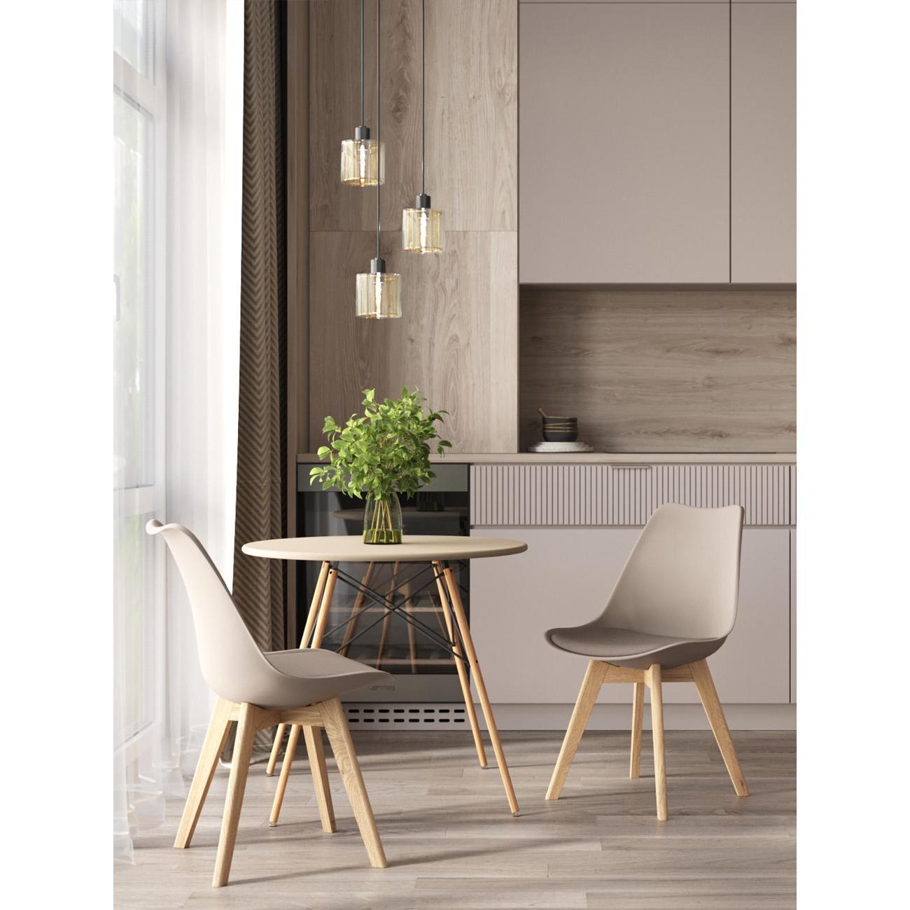 Стул Stool Group для кухни обеденный FRANKFURT, бежевый, дер. Ножки