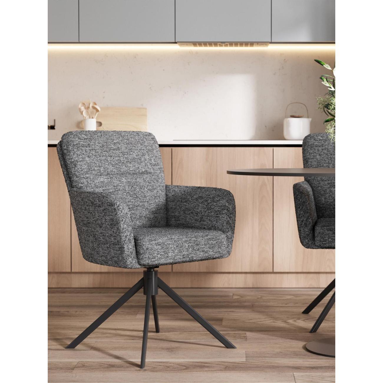 Стул Stool Group для кухни обеденный Rue, темно-серый