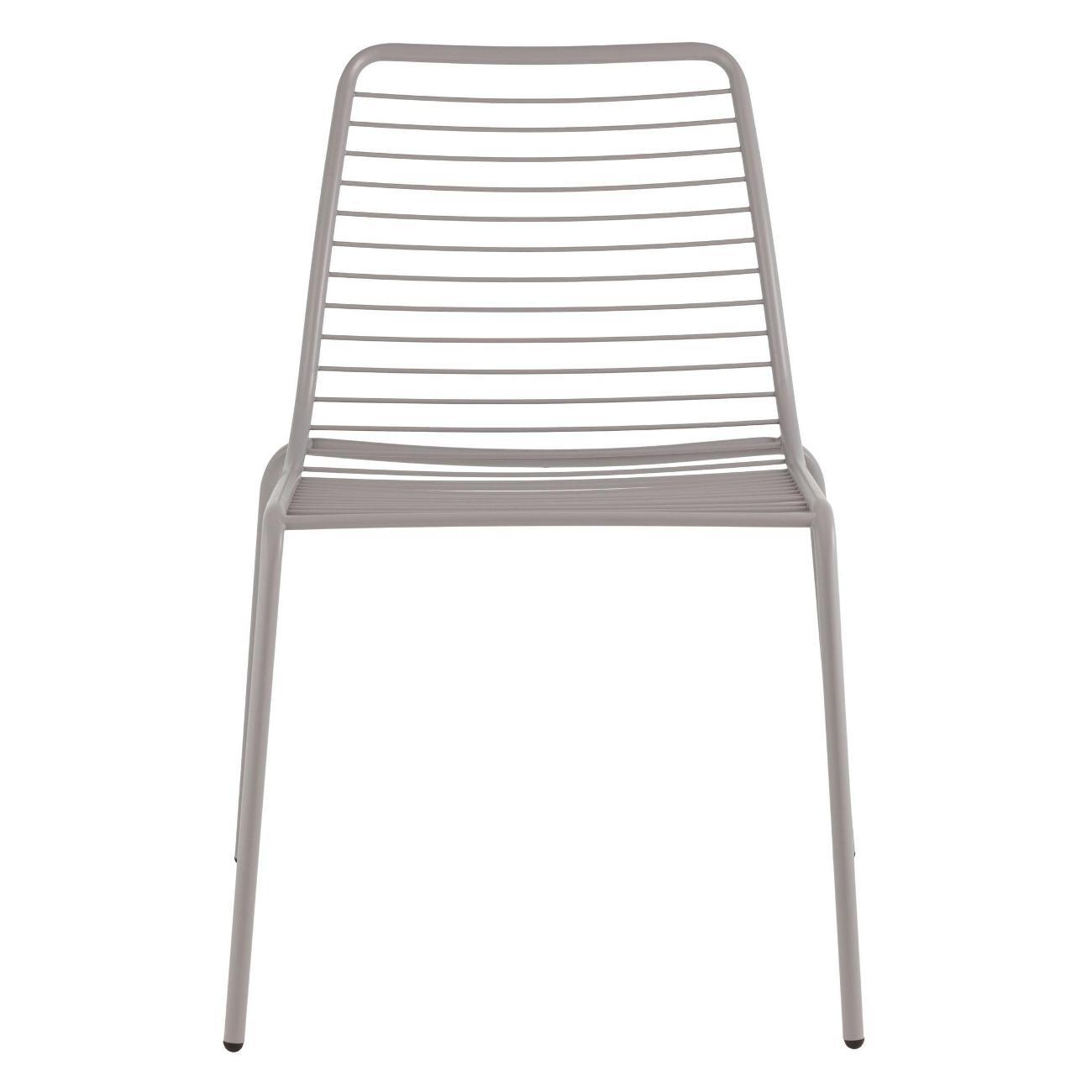 Стул Stool Group для кухни обеденный Дели металл серый