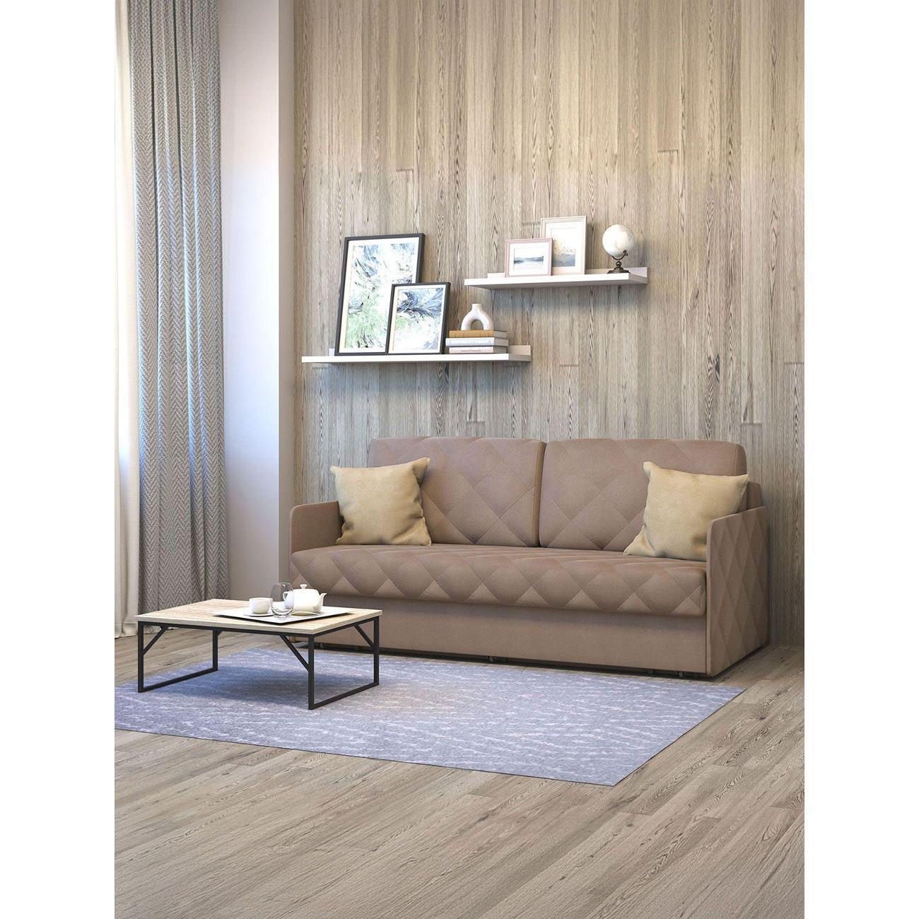 Диван Правила мебели Оренто 49966 коричневый (160058)