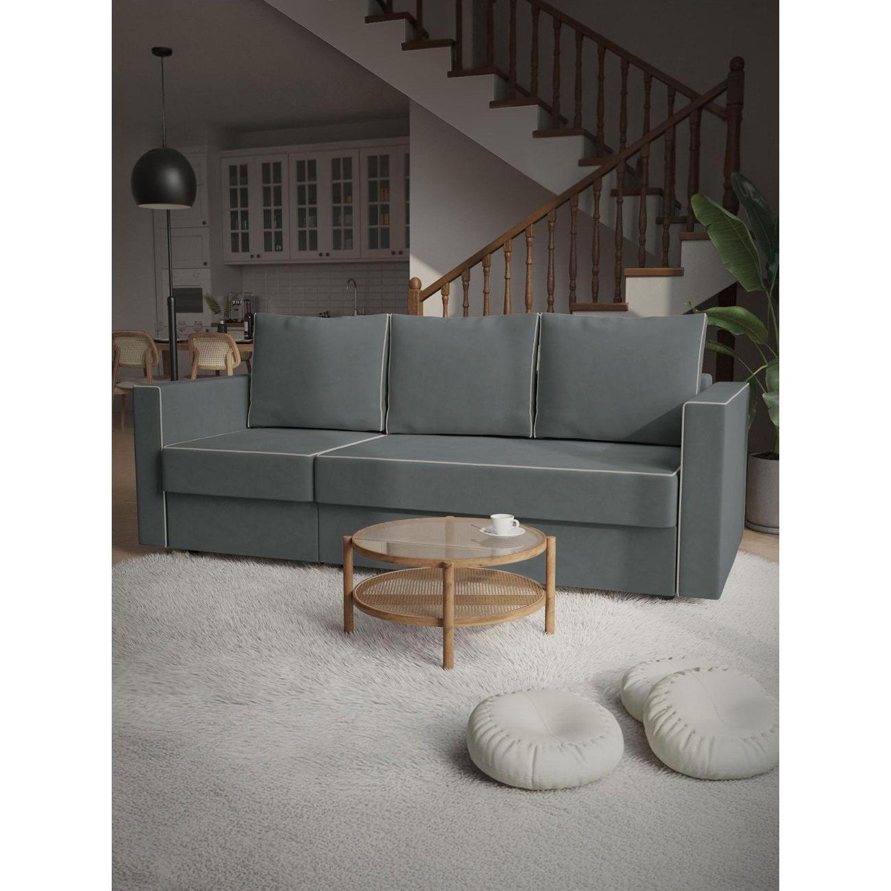 Диван Правила мебели Кренц 54326 серый (181919)