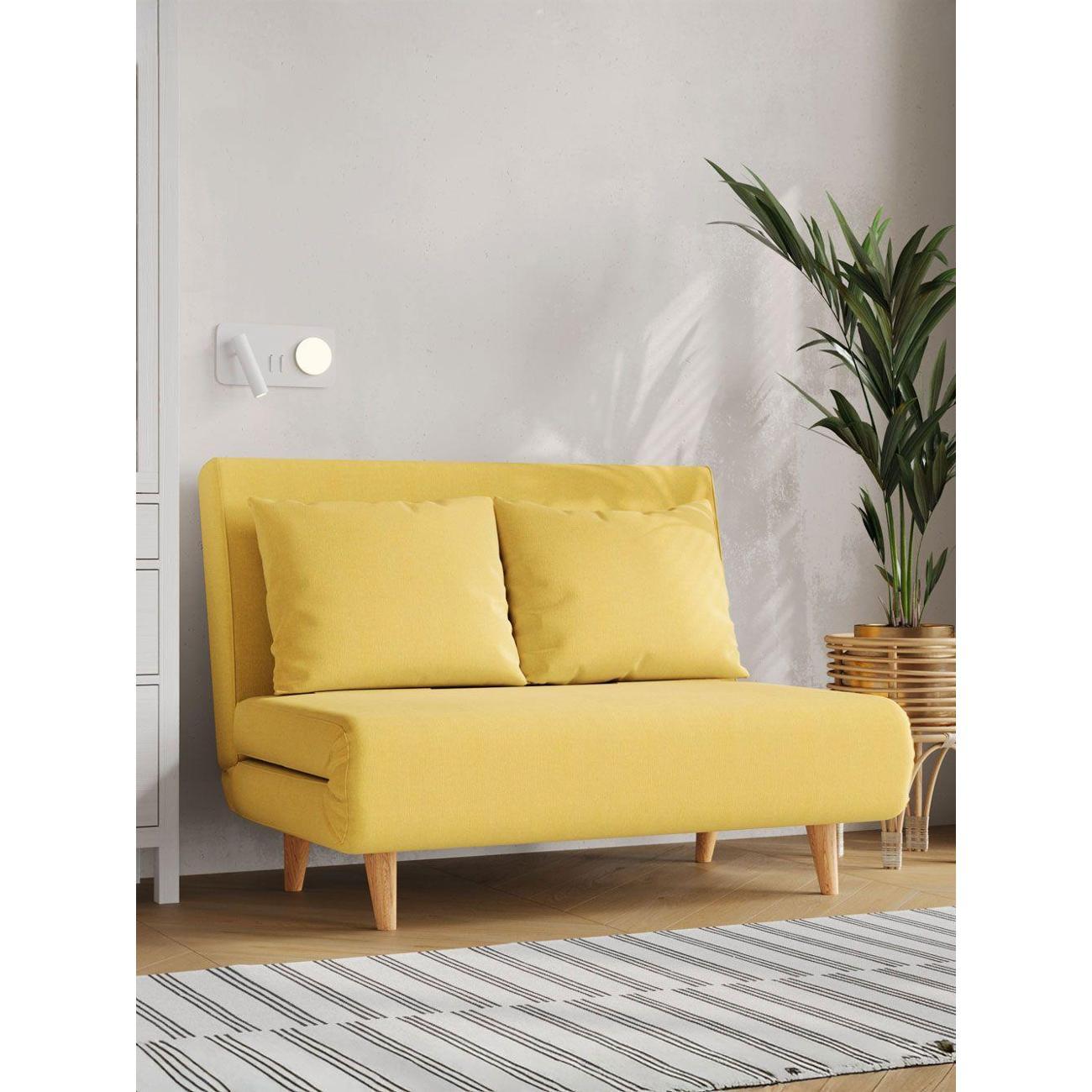 Диван Правила мебели Крикс 56146 желтый (192486)