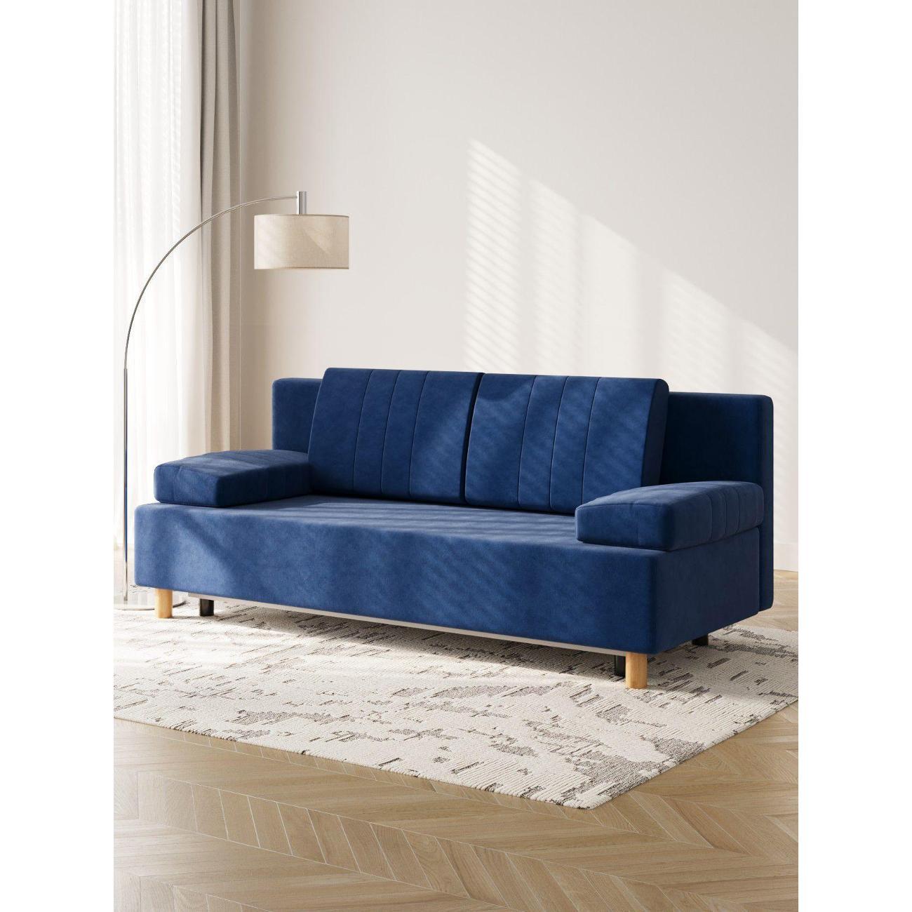 Диван Правила мебели Милорис 56670 синий (194529)