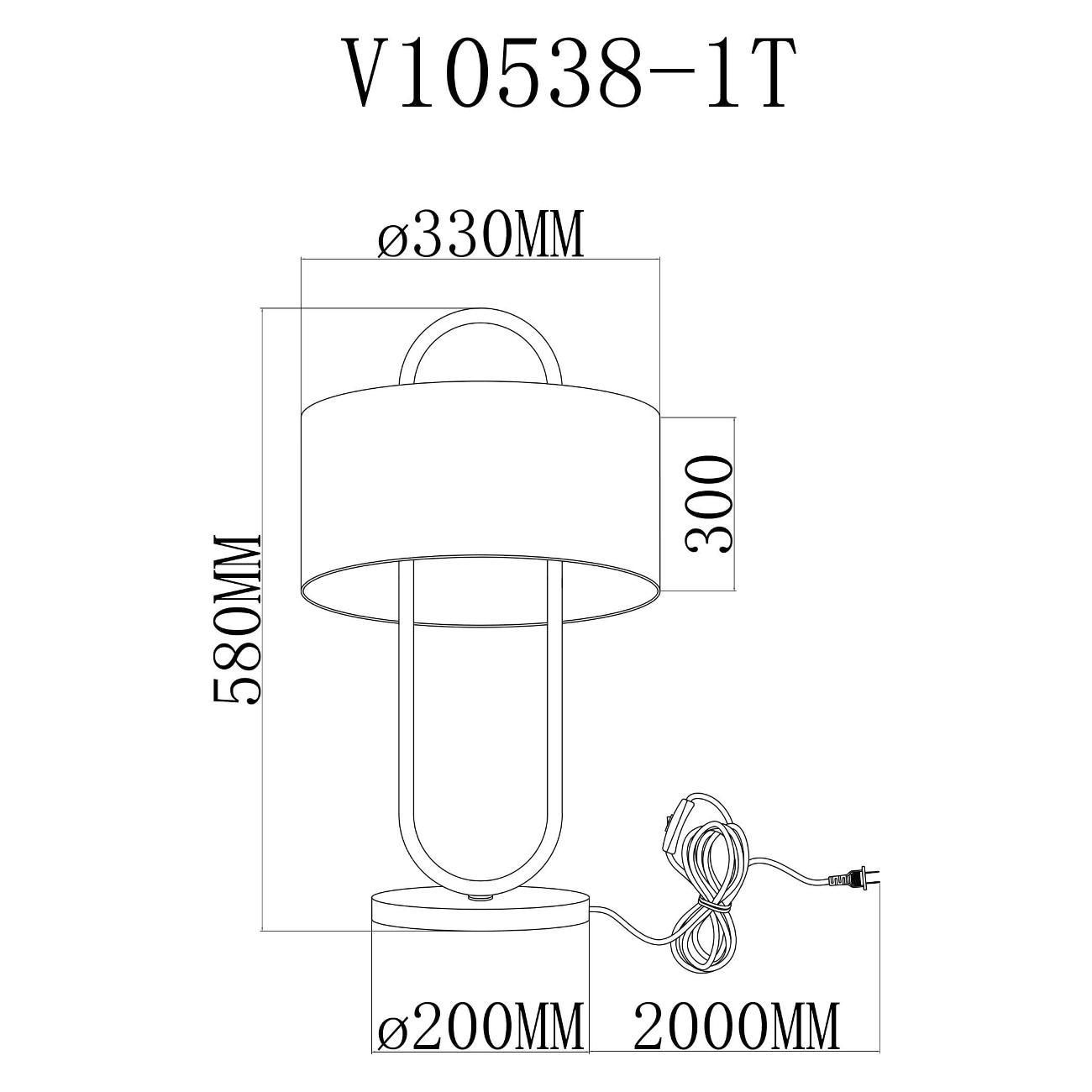 Светильник настольный Moderli Palma V11599-1T