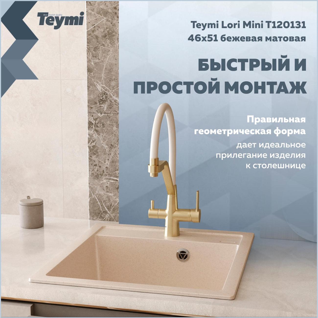 Раковина для кухни Teymi Lori Mini T120131