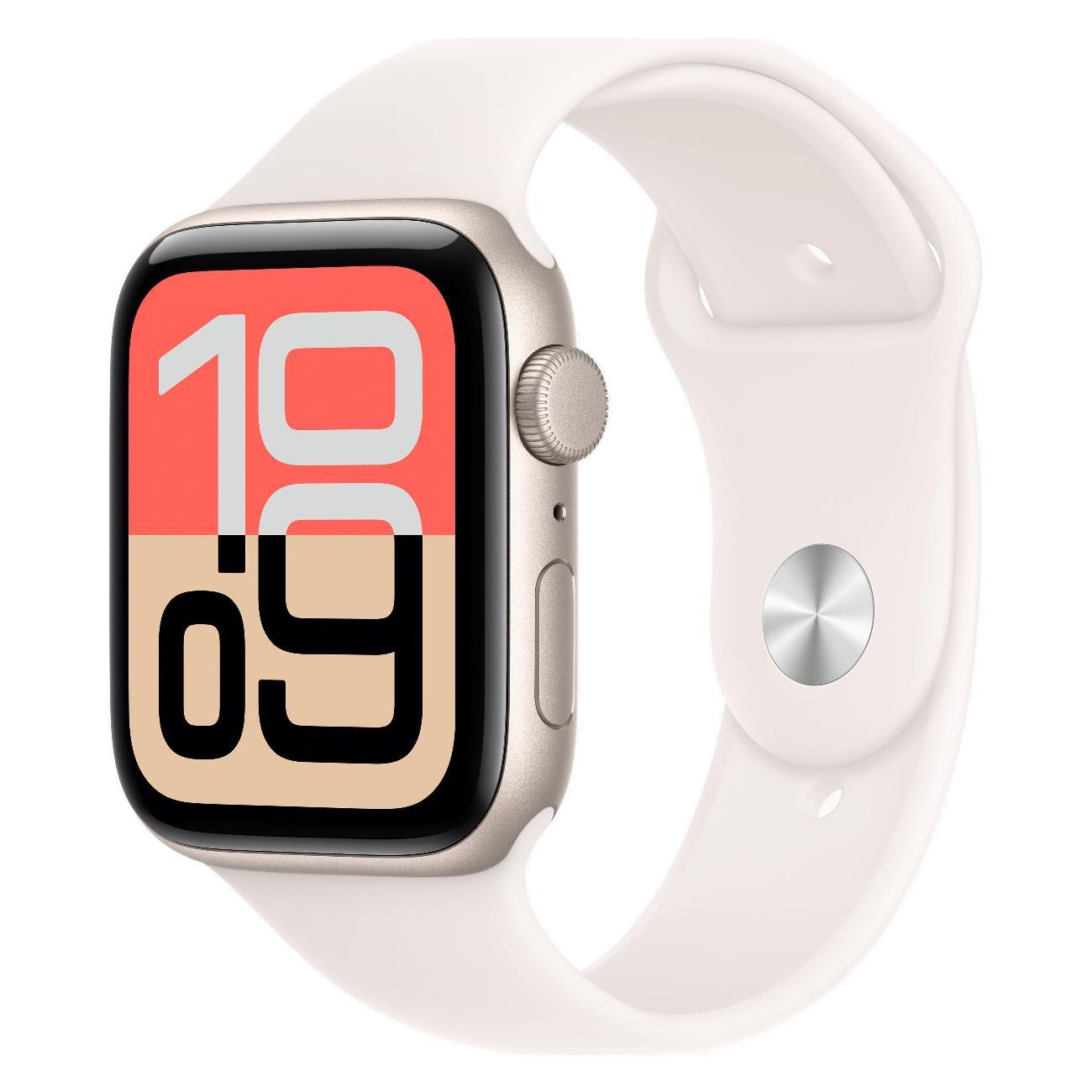 Смарт-часы Apple Watch SE 44mm Starlight Aluminum Light Blush Sport Band