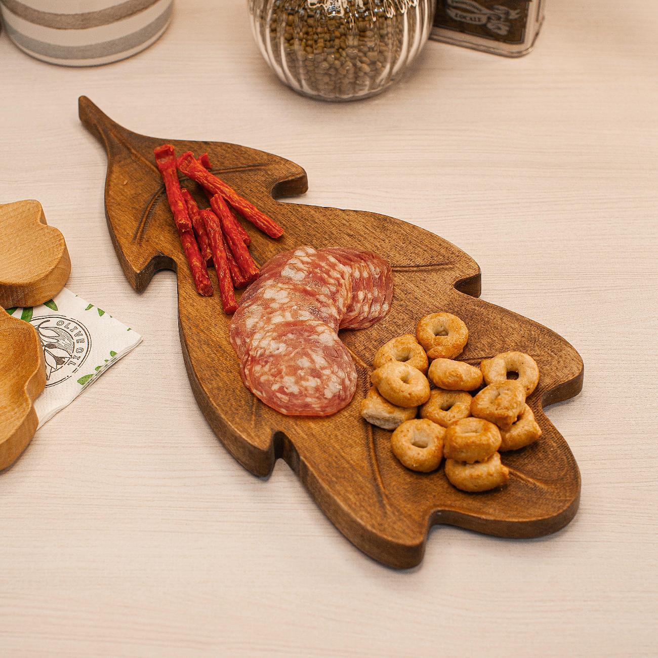 Декоративное блюдо Uneca для сервировки "Дуб" ДРП-03/2