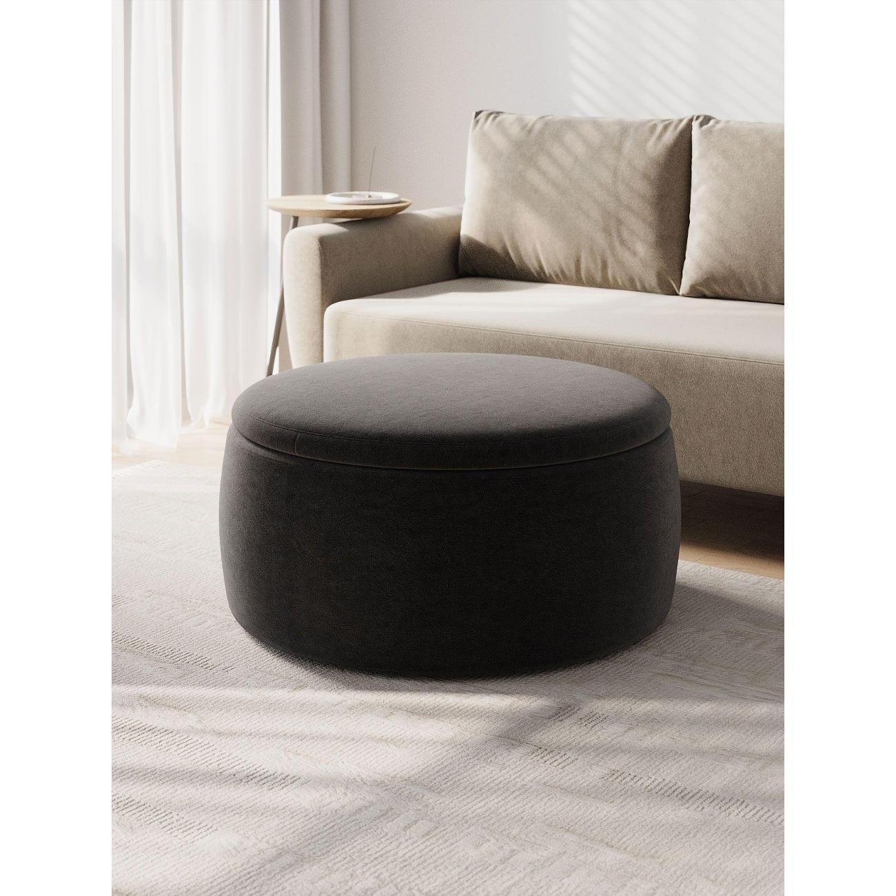 Пуф Правила мебели Лидо 56827 темно-серый