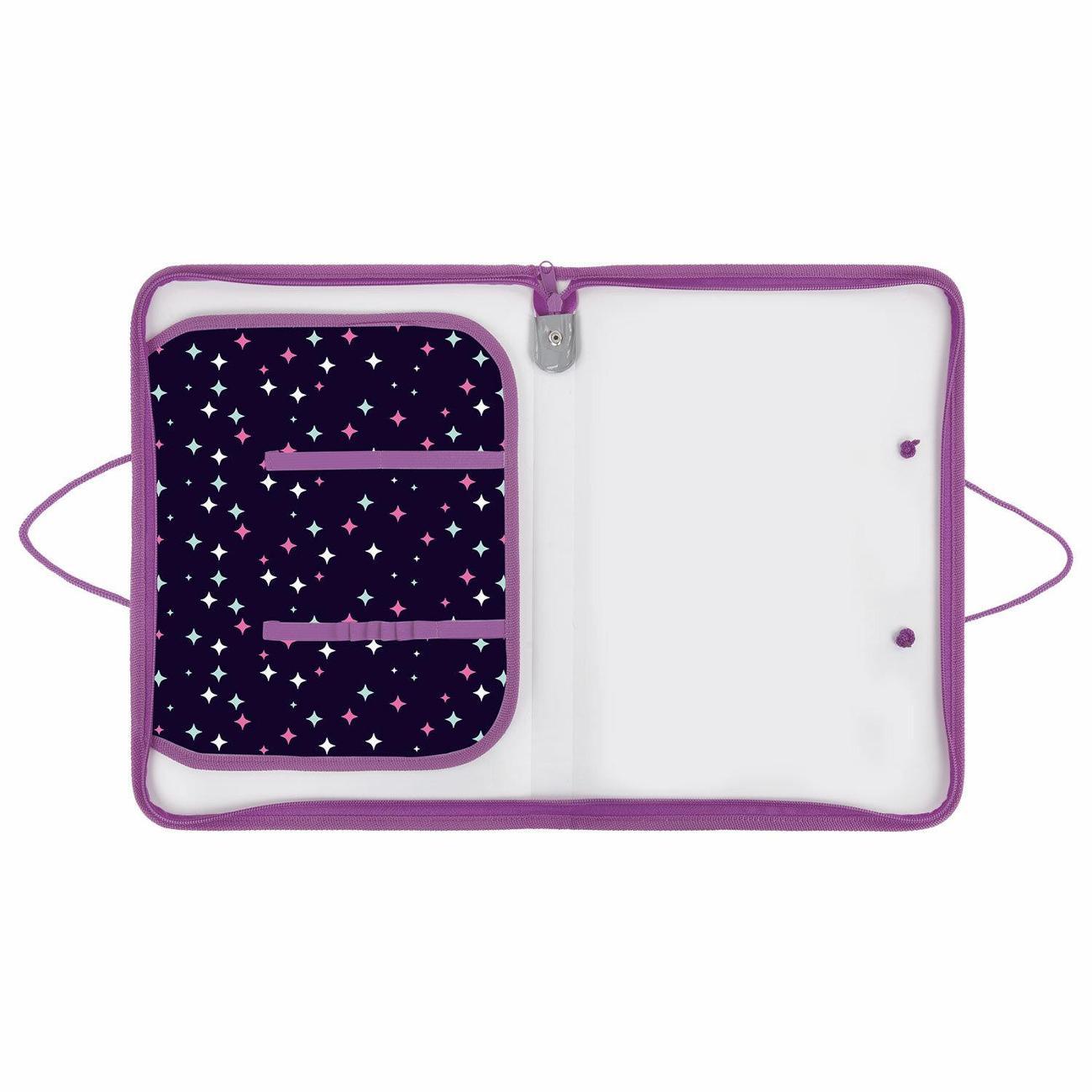 Папка Пифагор А4 органайзер с ручками my cat