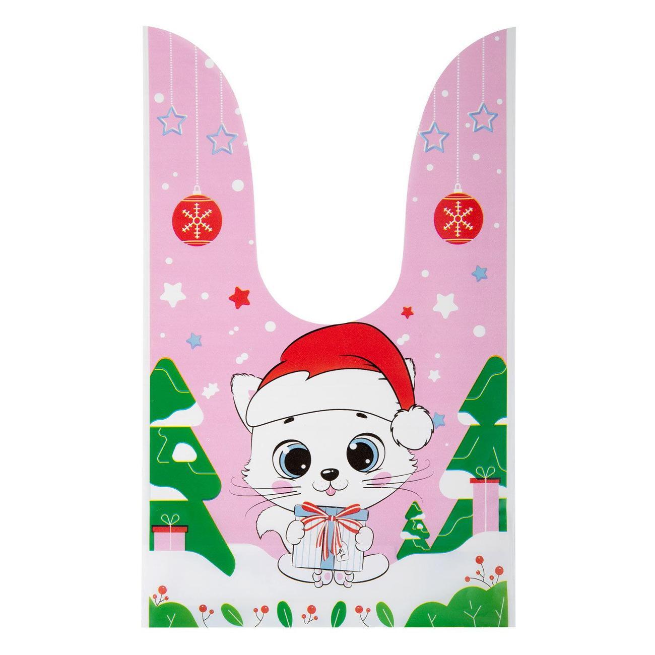 Пакет упаковочный Золотая сказка с зажимами 23х13,8см 35шт