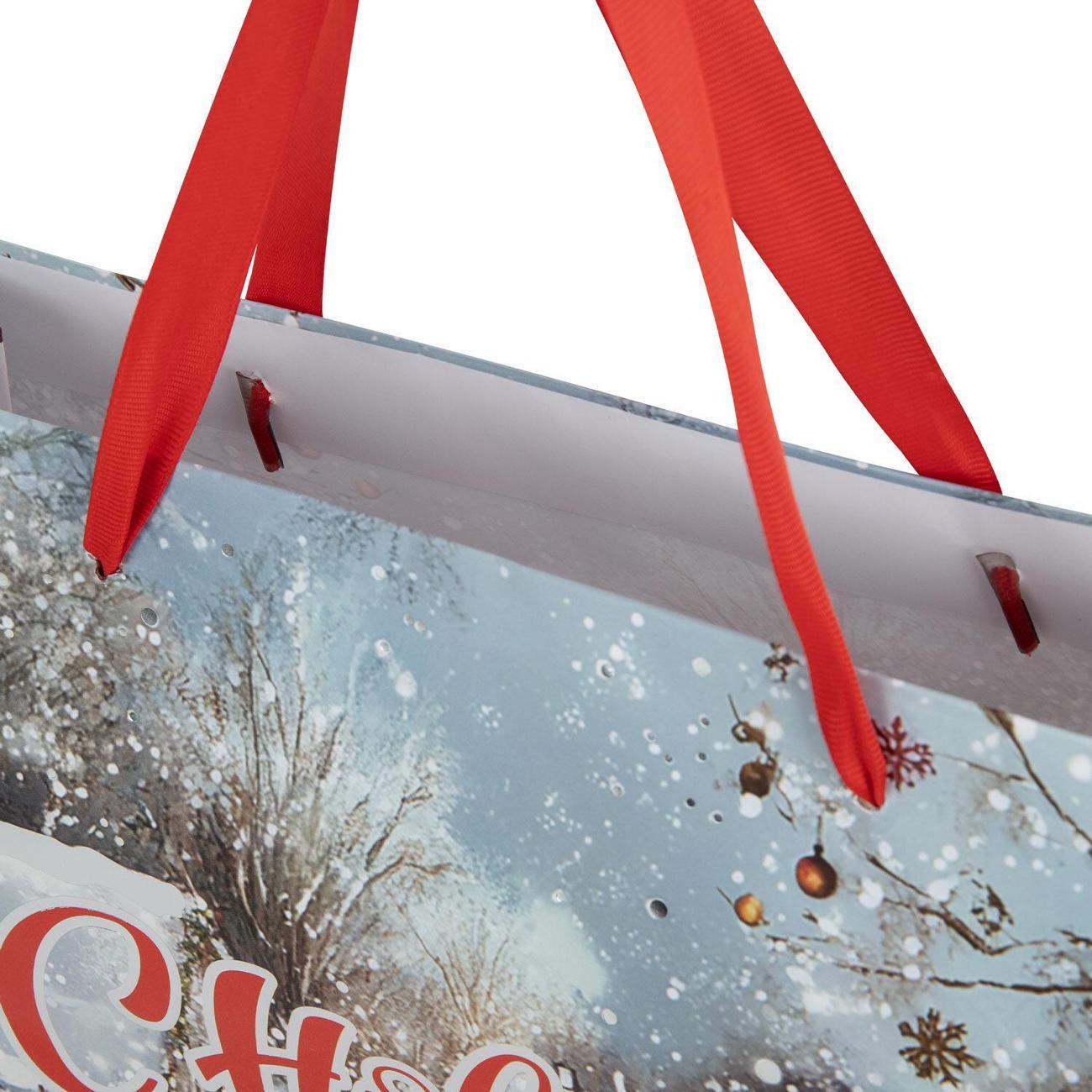 Пакет упаковочный Золотая сказка НГ 32х26х13см Winter Wonderland 4шт