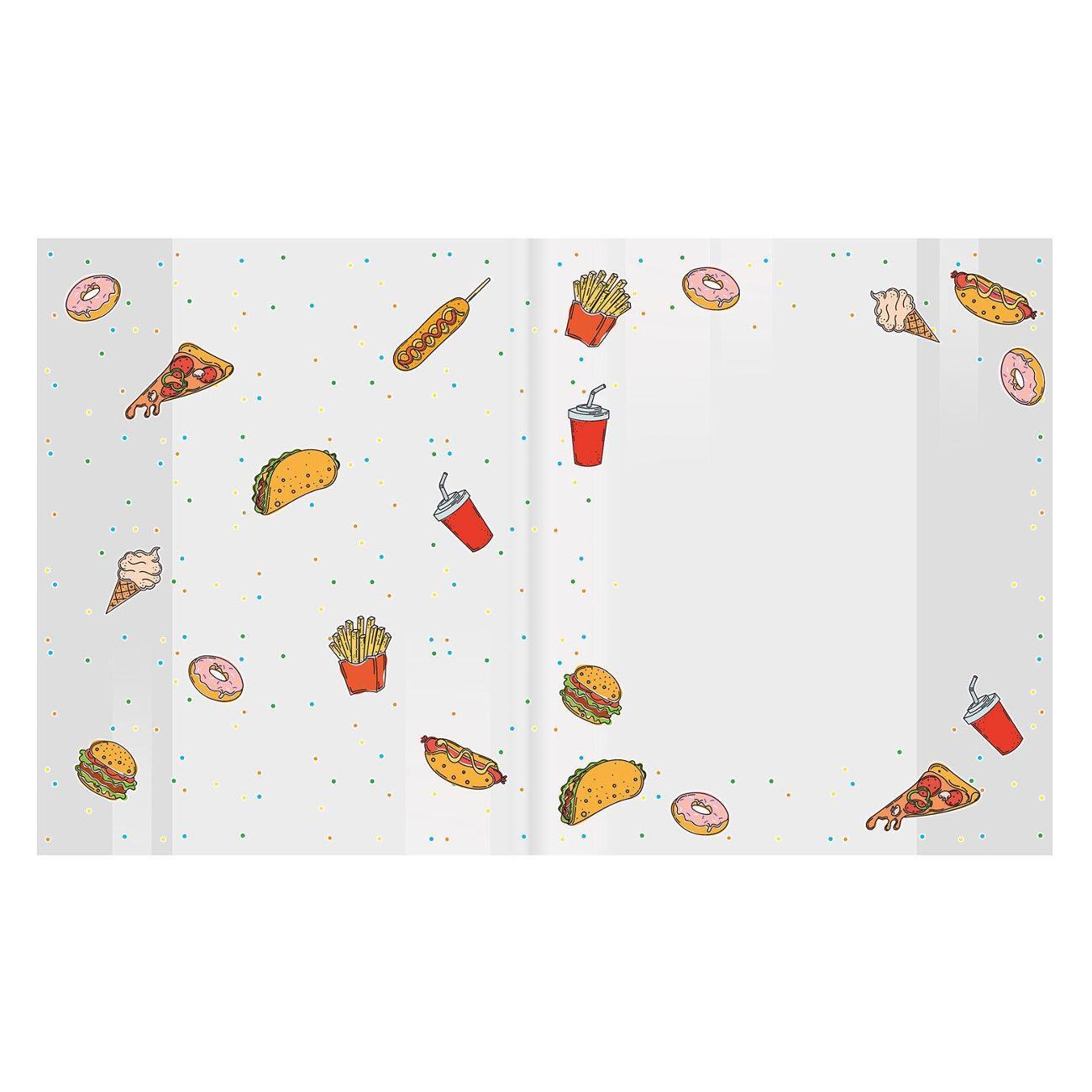 Обложка для книги FUNSTER ПП д/тетр и дн 10шт 210*350мм FOOD