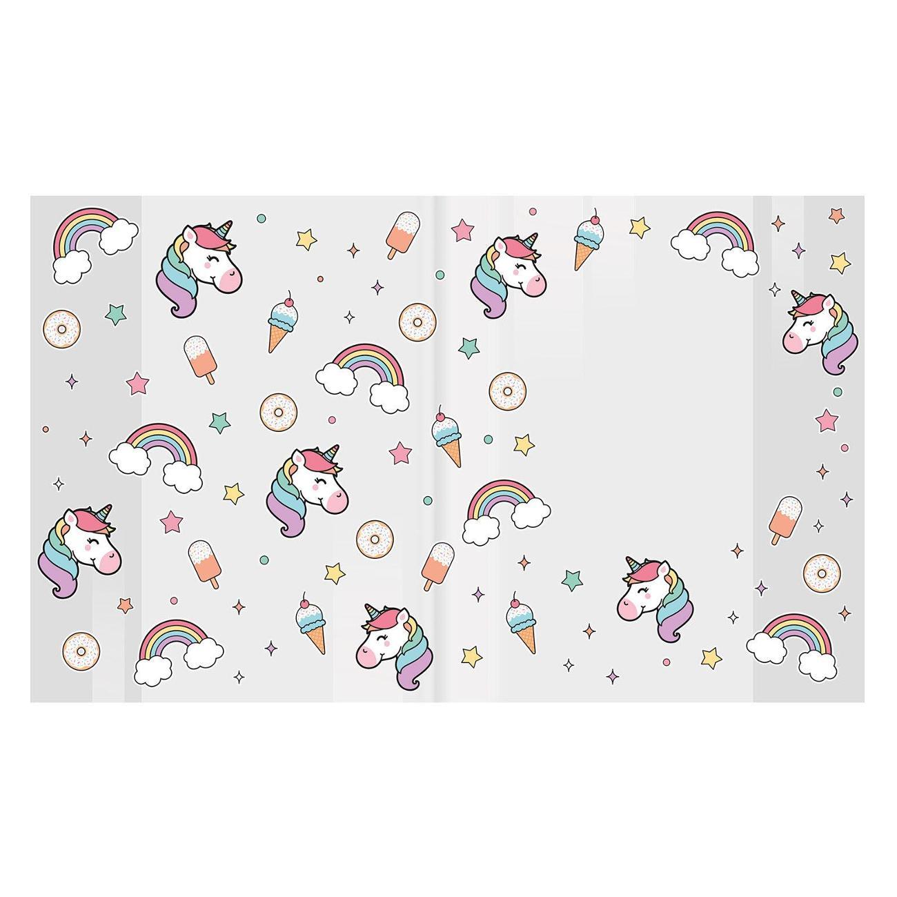 Обложка для книги FUNSTER ПП д/тетр и дн 10шт 210*350мм UNICORN