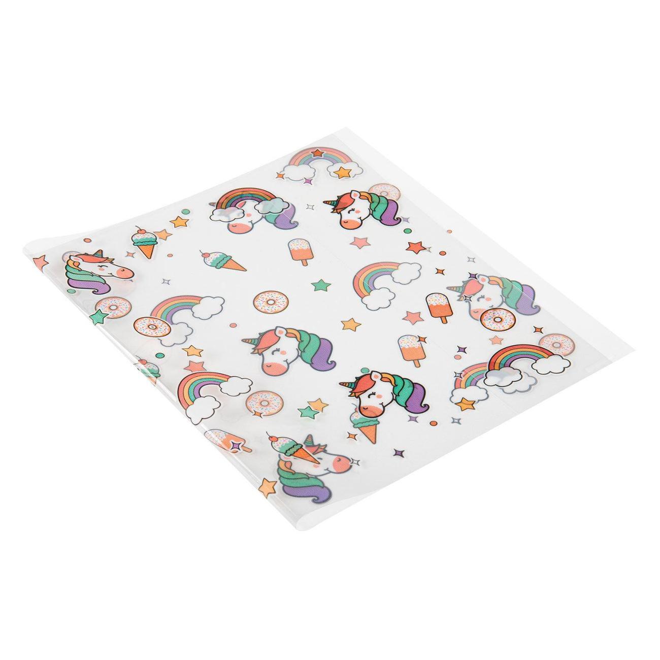 Обложка для книги FUNSTER ПП д/тетр и дн 10шт 210*350мм UNICORN