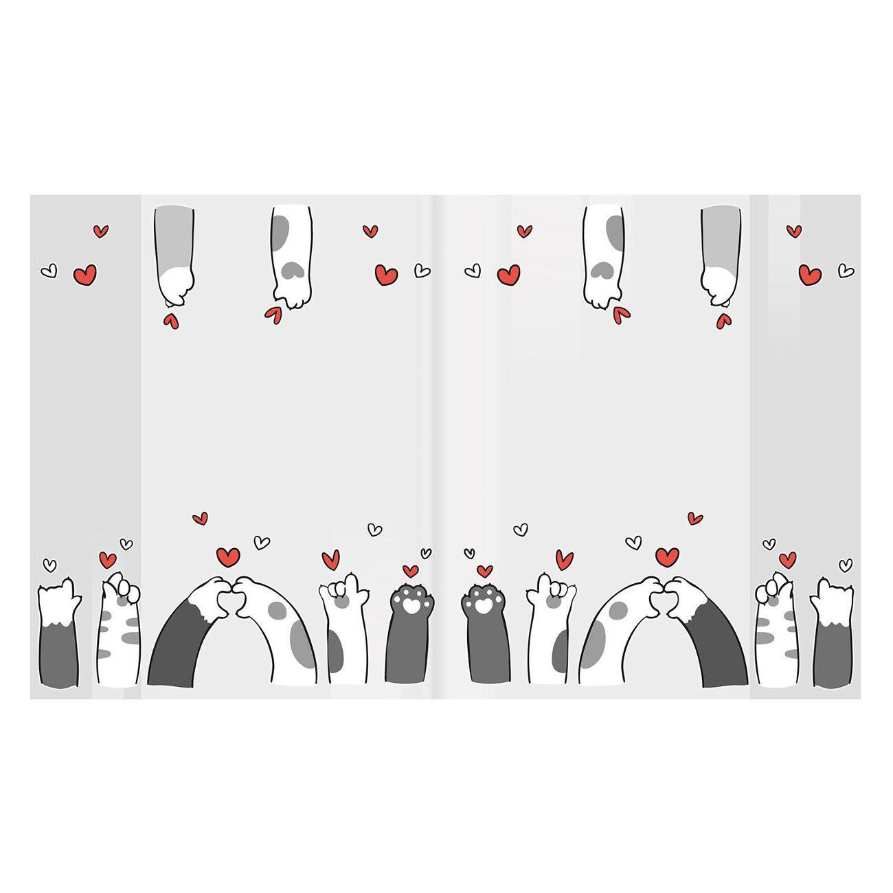 Обложка для книги FUNSTER ПП д/тетр и дн 10шт 210*350мм PAWS
