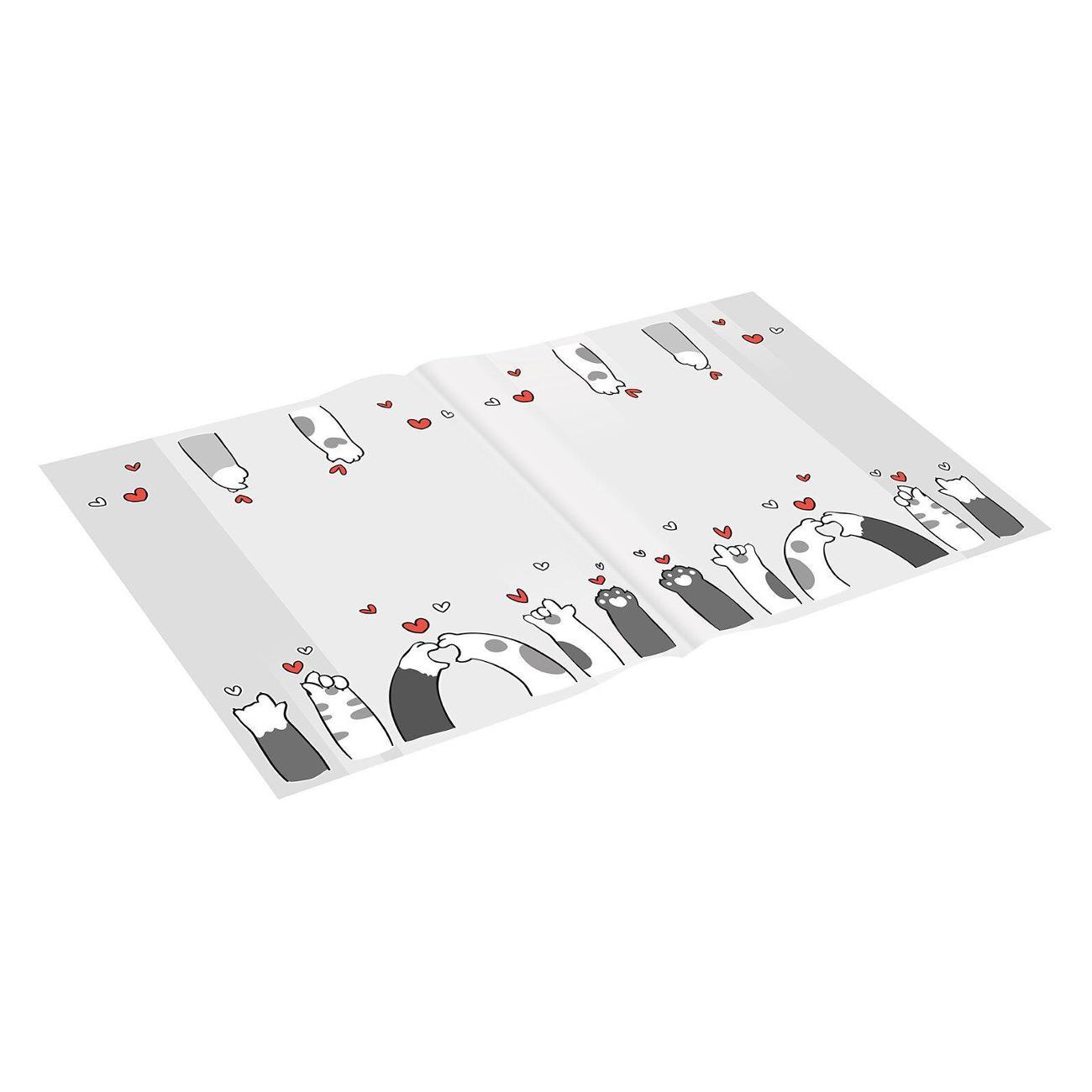 Обложка для книги FUNSTER ПП д/тетр и дн 10шт 210*350мм PAWS