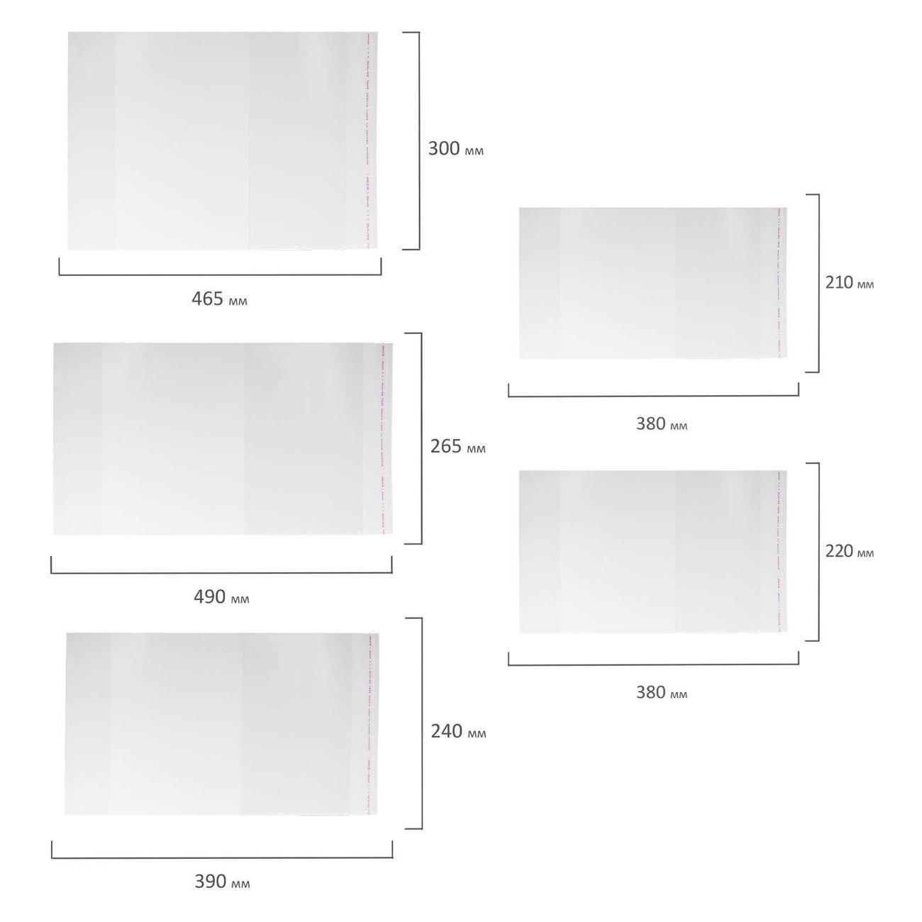 Обложка для книги Пифагор ПП д/тетр и уч 40+2шт 100мкм кл.край