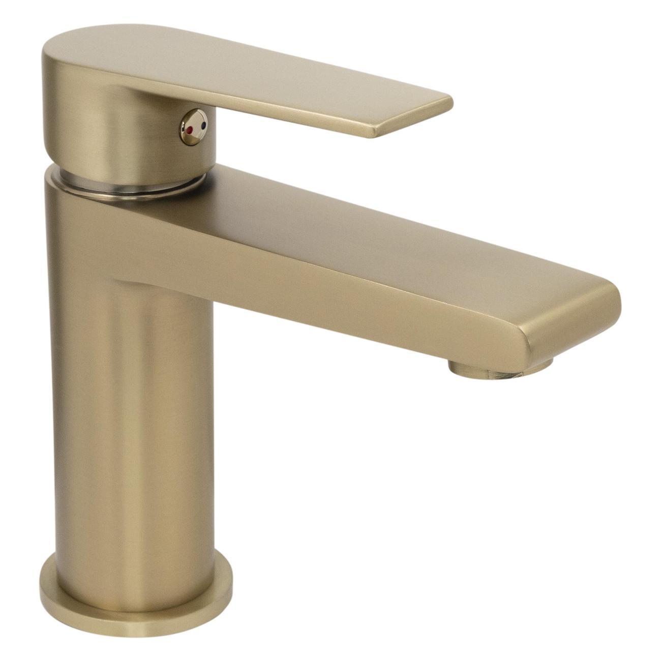 Смеситель Stella Polar Кламар S3011 однорычажный, матовое золото