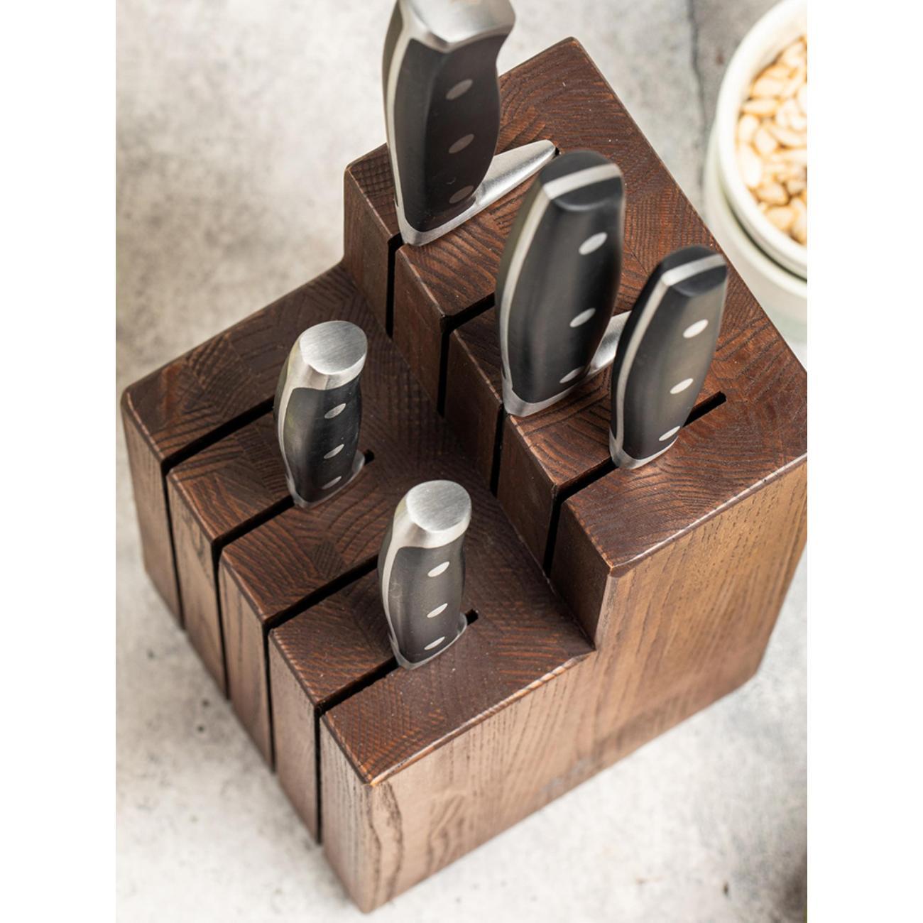 Подставка Uneca для 8 ножей дерево дуб ДРБ-952/2