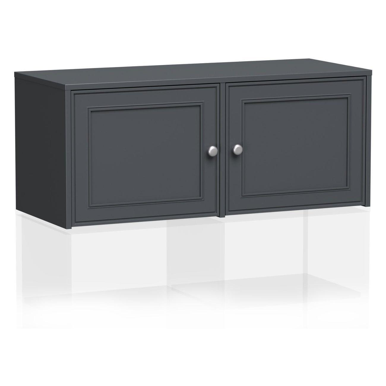 Антресоль Правила мебели Люсиль, 98.6х40.1х41.2 см, Графит (186941)