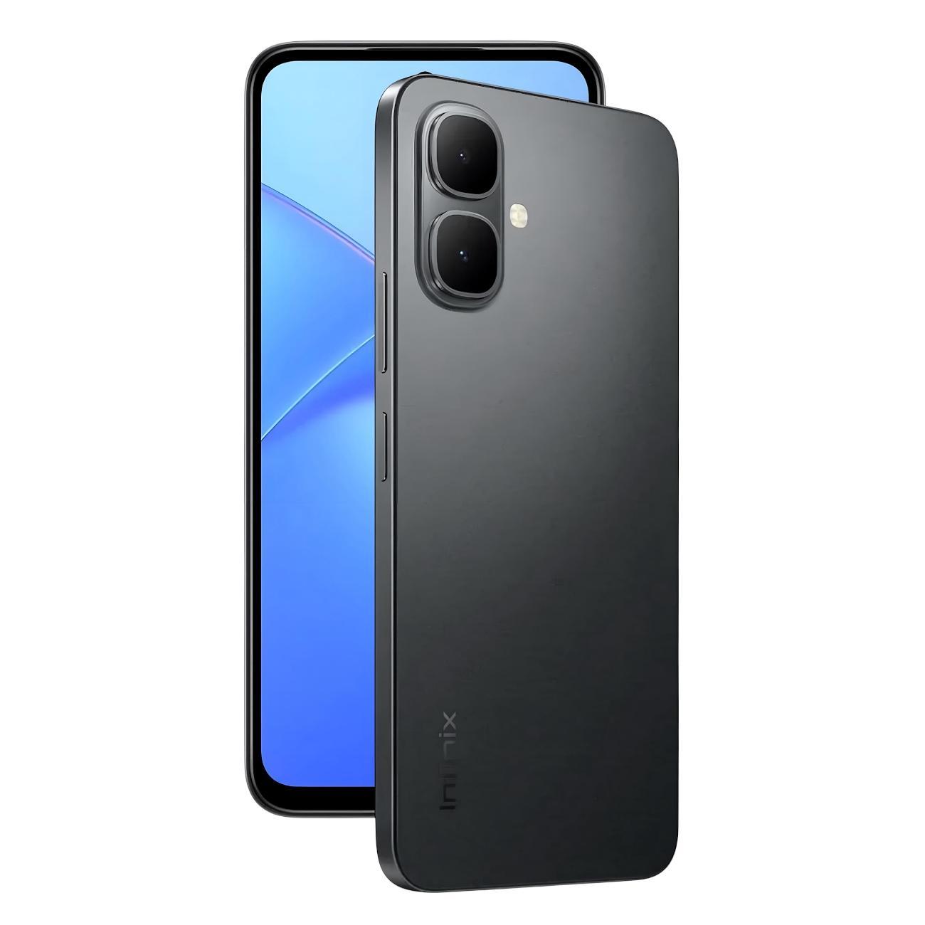 Смартфон Infinix SMART 10 3/64GB гладкий черный