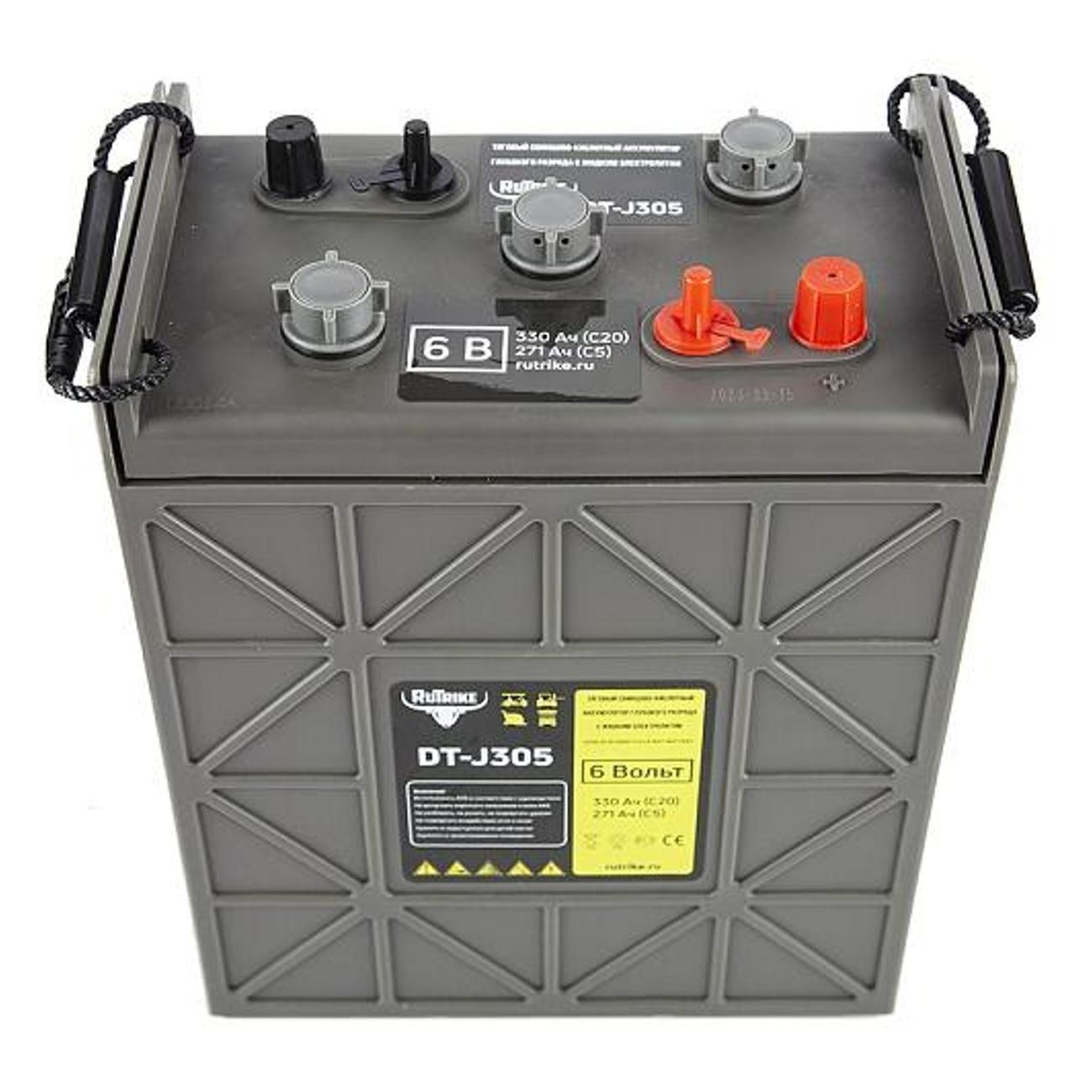 Тяговая аккумуляторная батарея Rutrike DT-J305 (J305H-AC) 6V271A/H C5