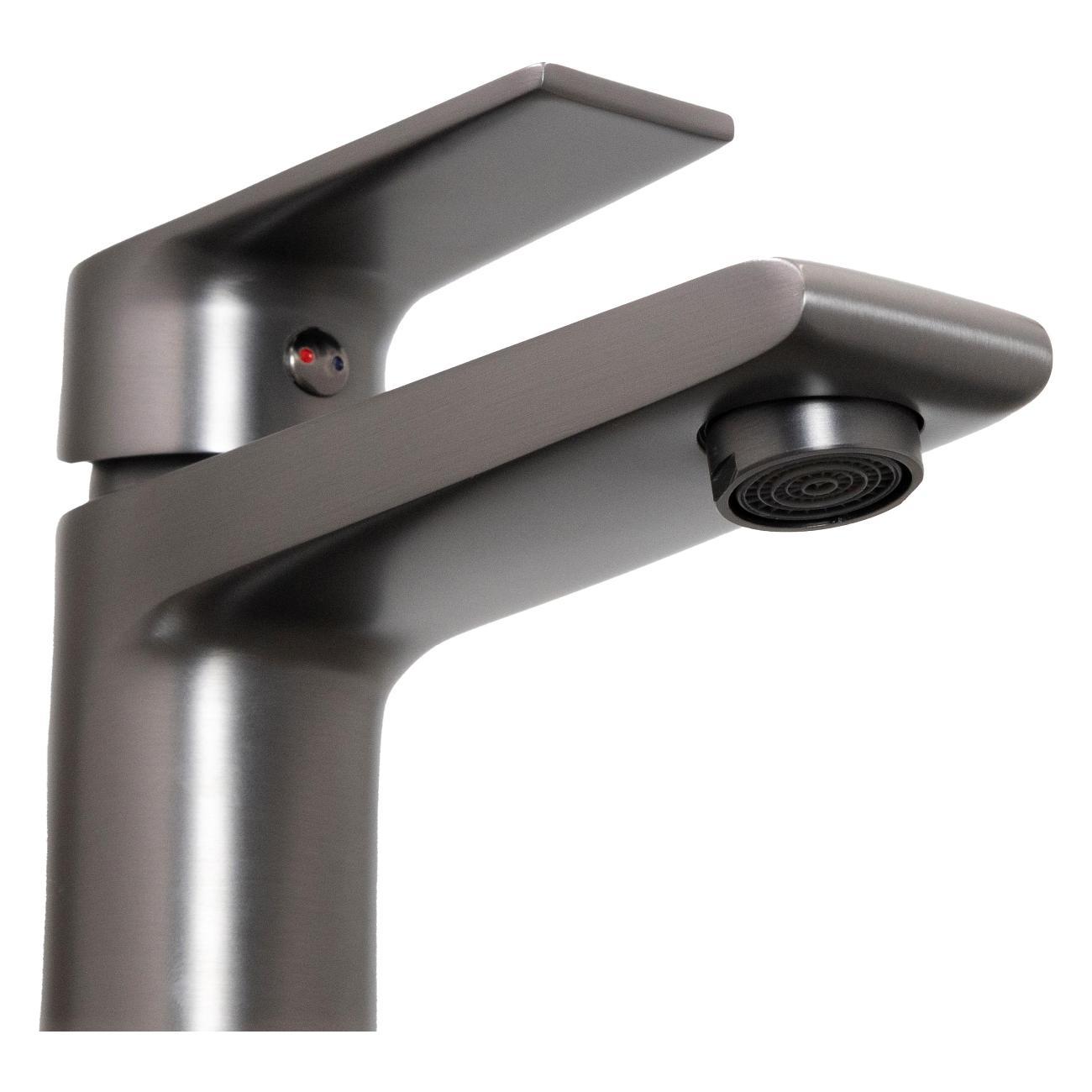 Смеситель Stella Polar Кламар S3011 однорычажный, оружейная сталь